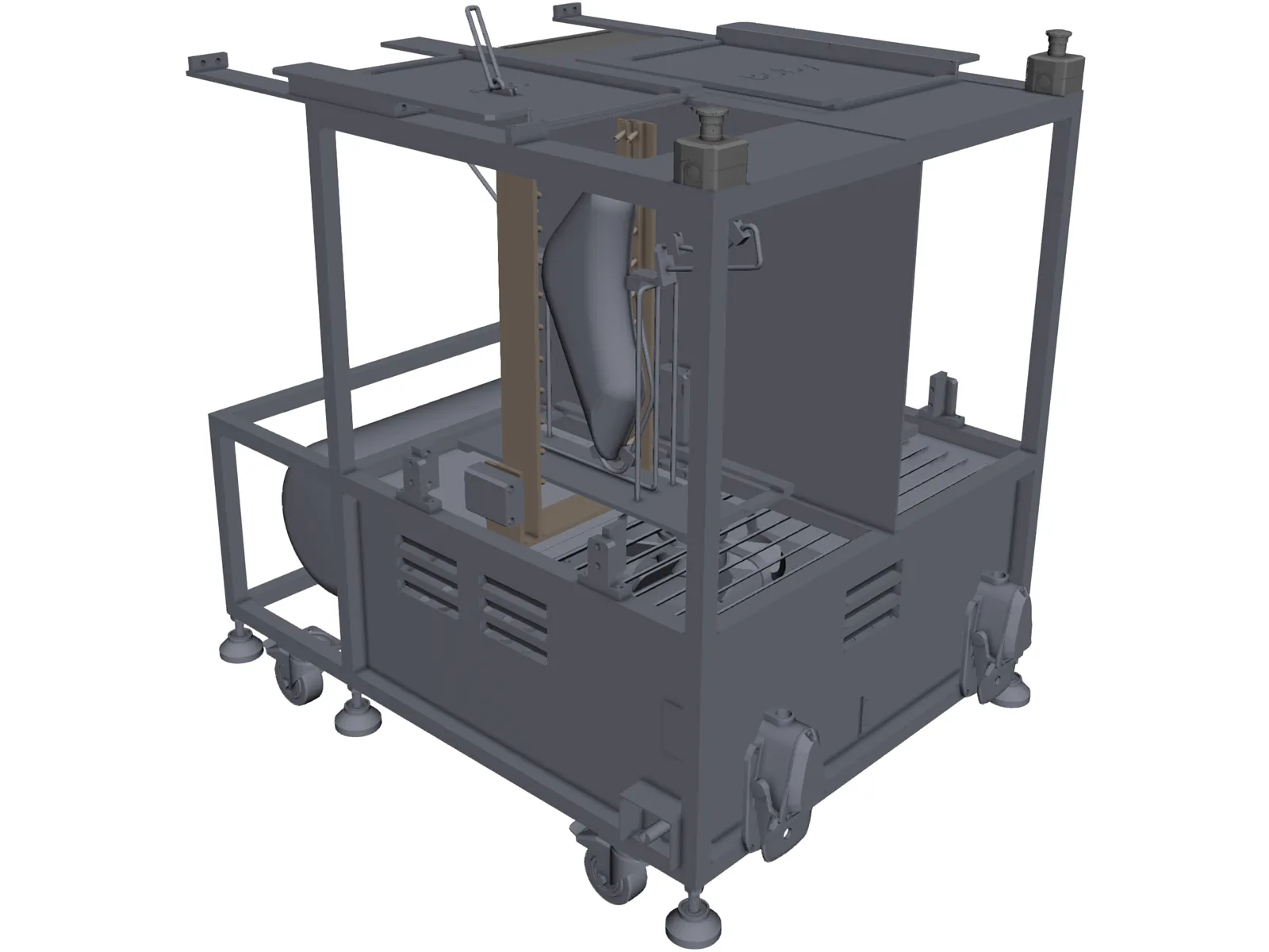 Air Blower 3D Model main preview