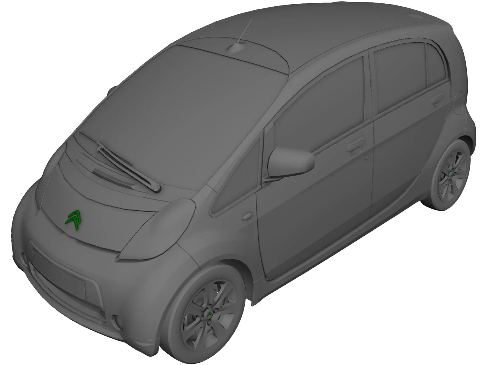 Citroen C-Zero 3D Model main preview