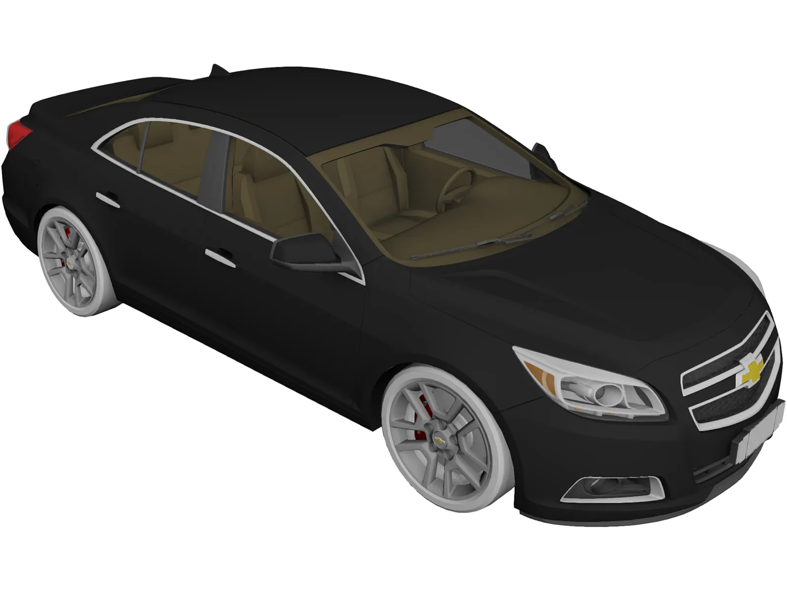 Chevrolet Malibu (2013) 3D Model main preview