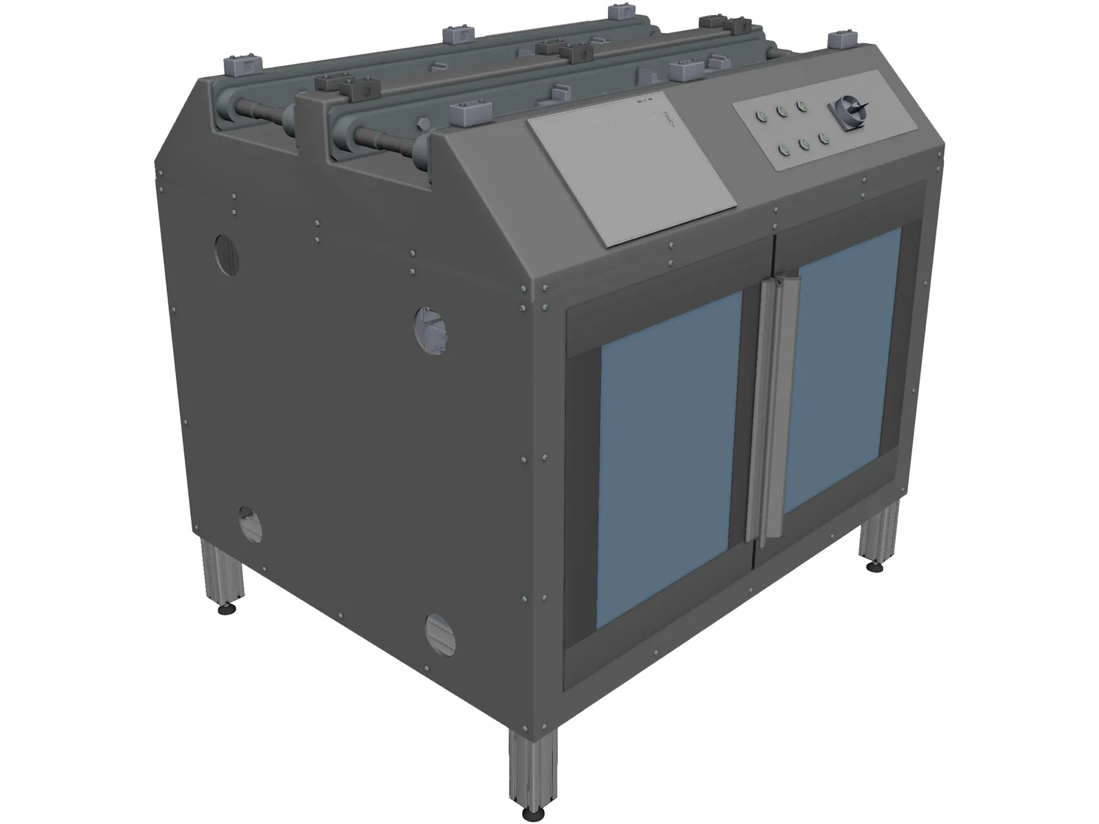 Assembly Station 3D Model main preview