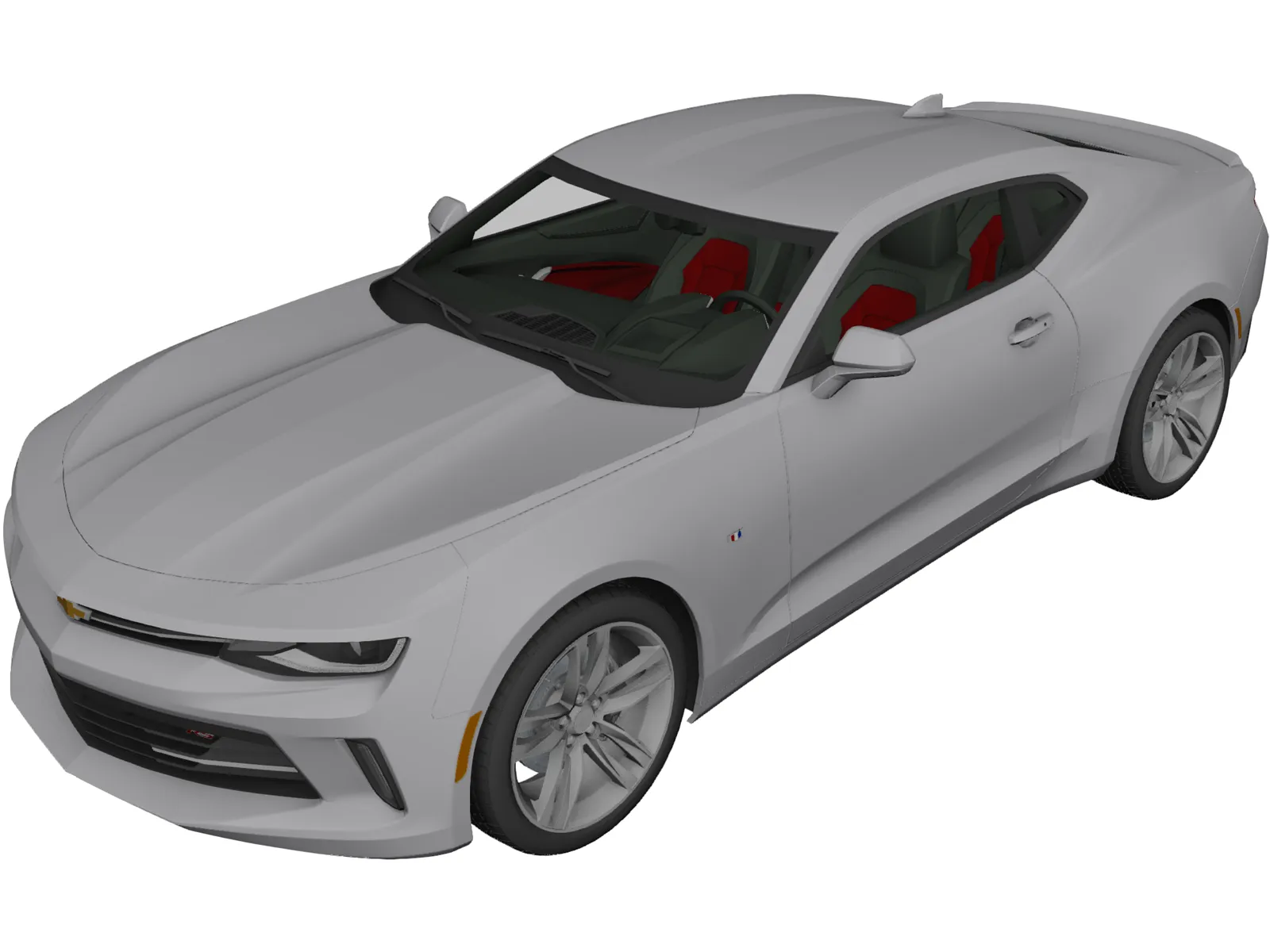 Chevrolet Camaro RS (2016) 3D Model main preview