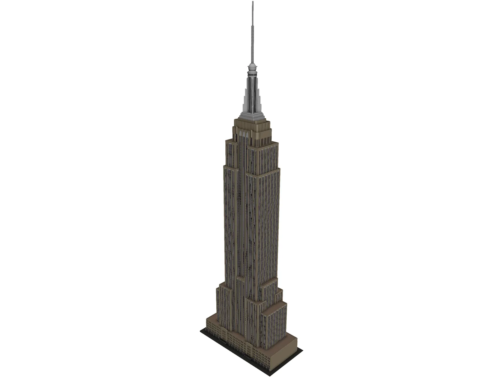 Empire State Building 3D Model main preview