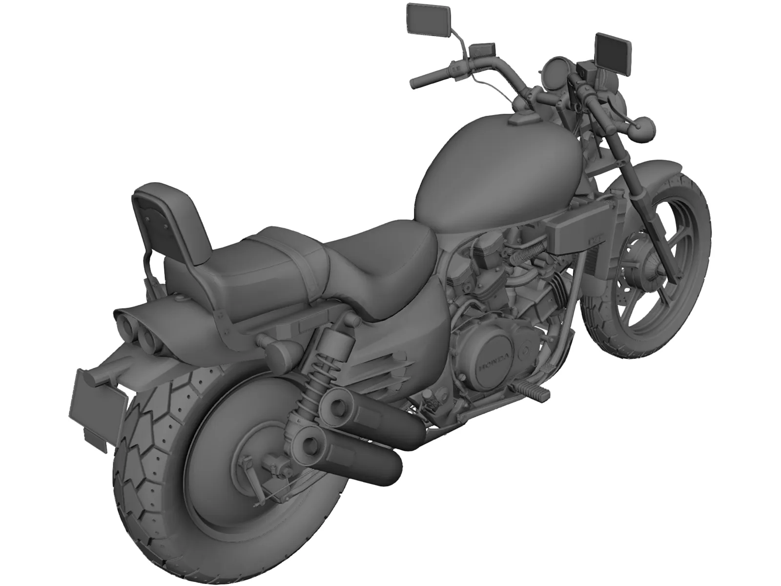 Honda Magna (1987) 3D Model main preview