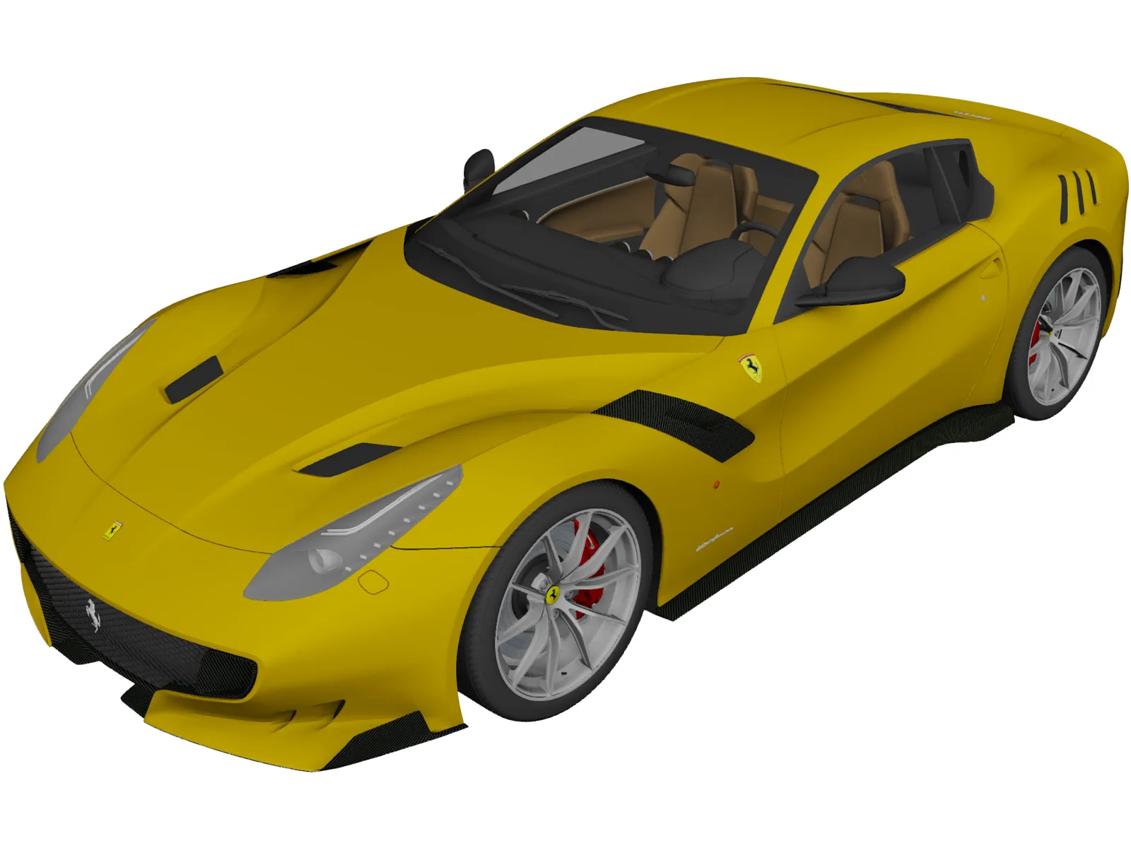 Ferrari F12TDF (2016) 3D Model main preview