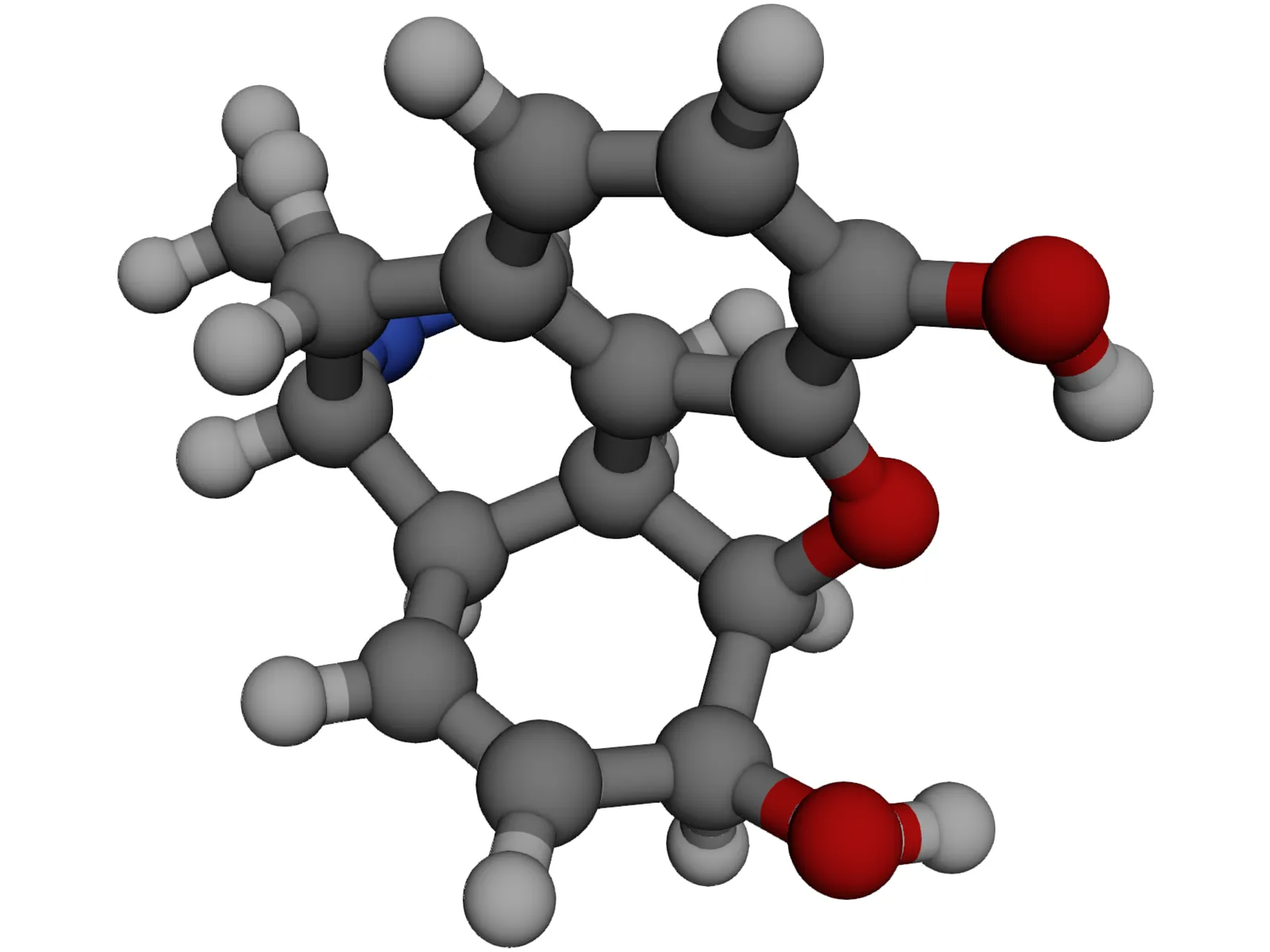 Morphine 3D Model main preview