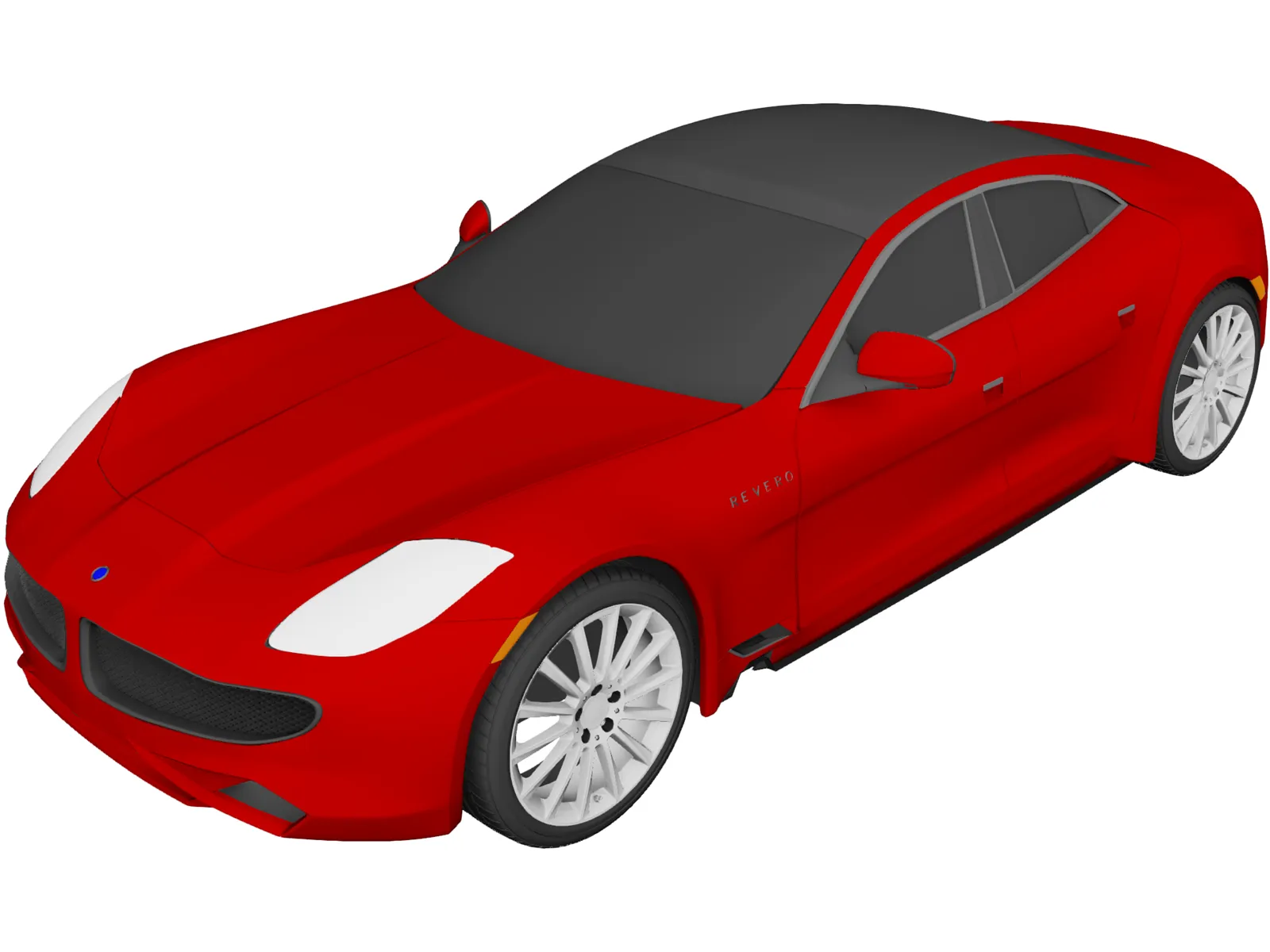Fisker Karma Revero (2018) 3D Model main preview