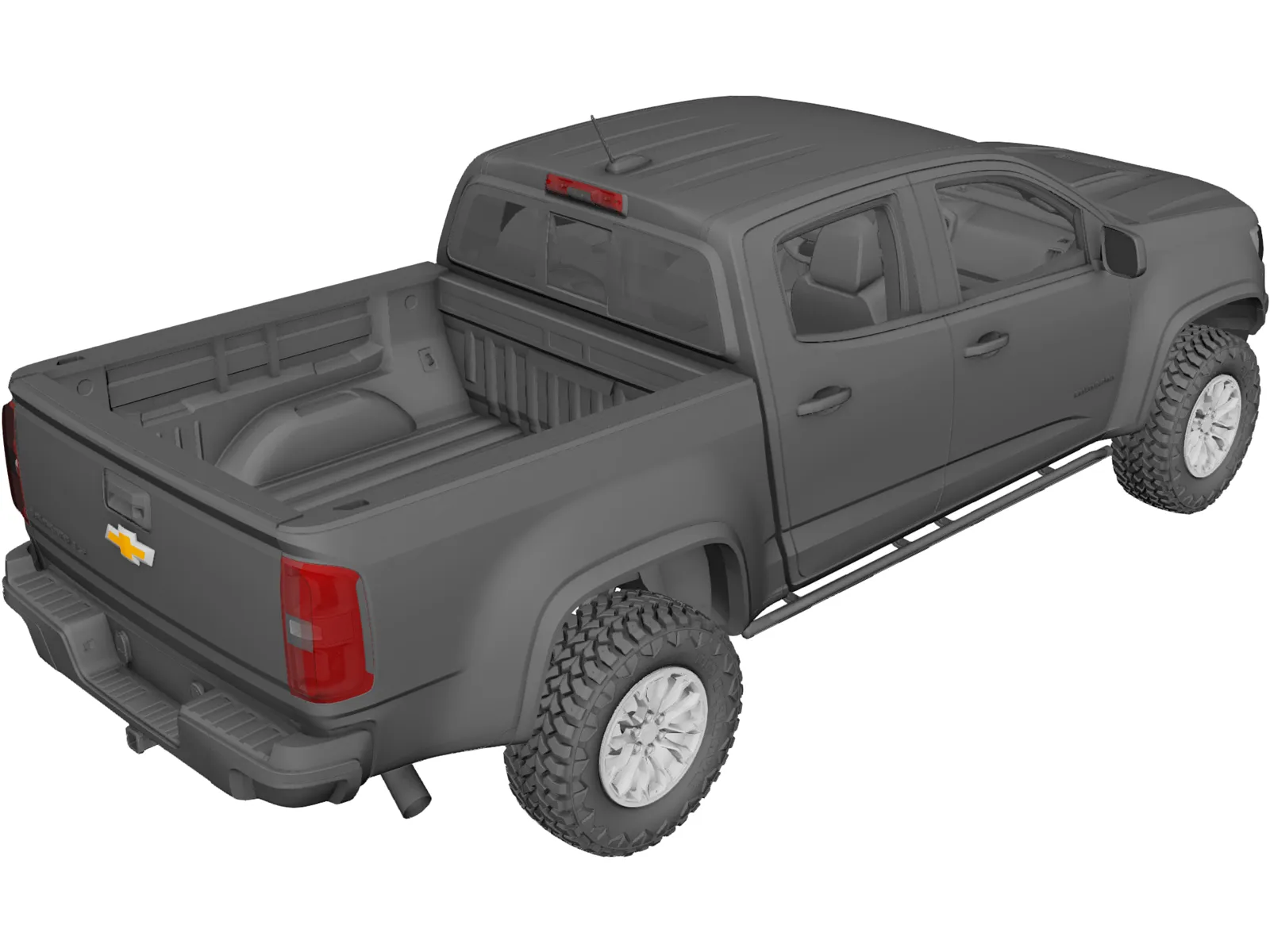 Chevrolet Colorado ZR2 (2017) 3D Model main preview