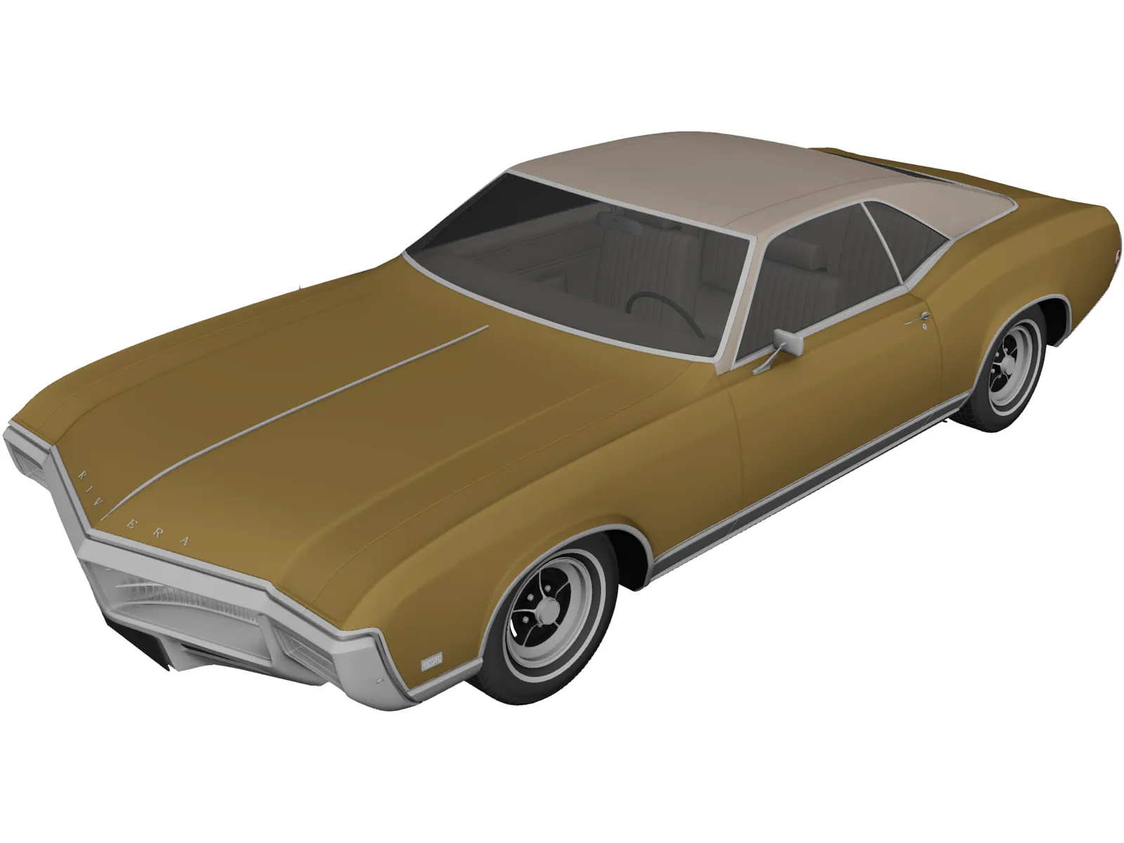 Buick Riviera (1969) 3D Model main preview