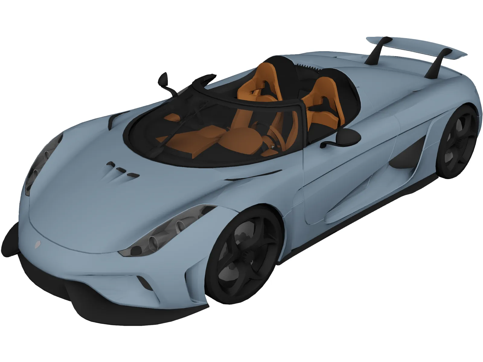Koenigsegg Regera 3D Model main preview