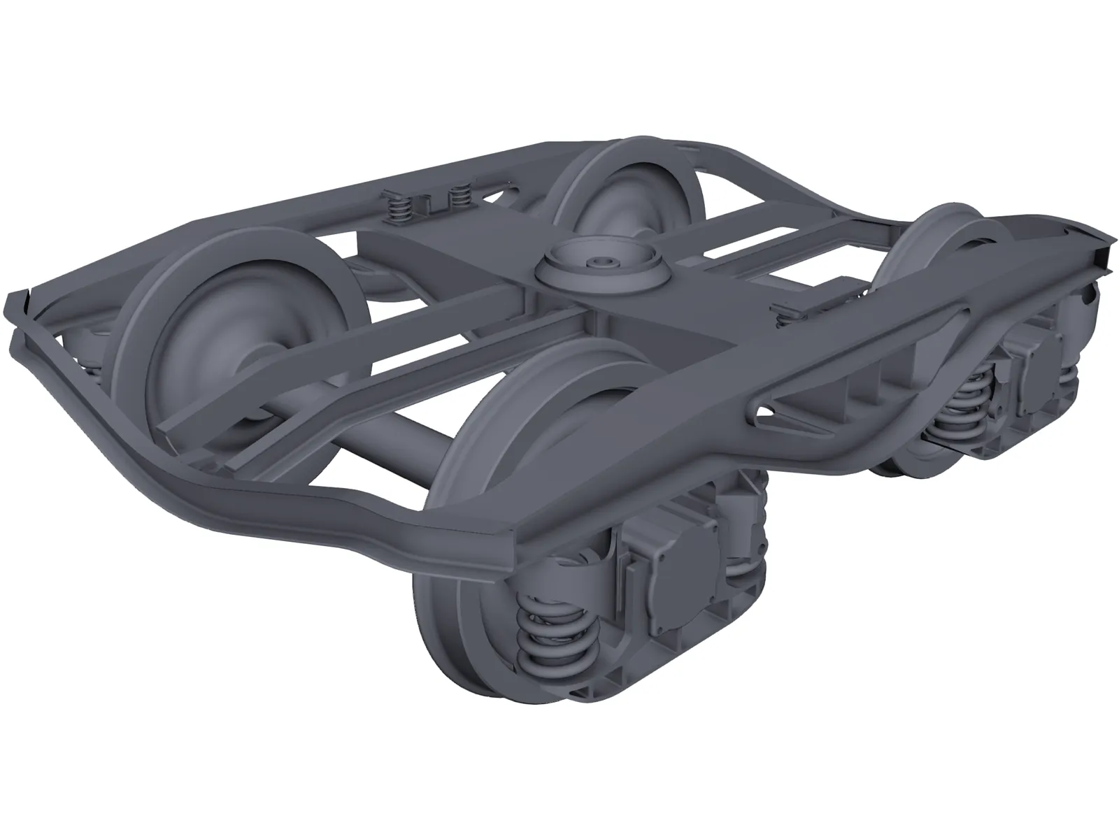 Y-25 Bogie 3D Model main preview