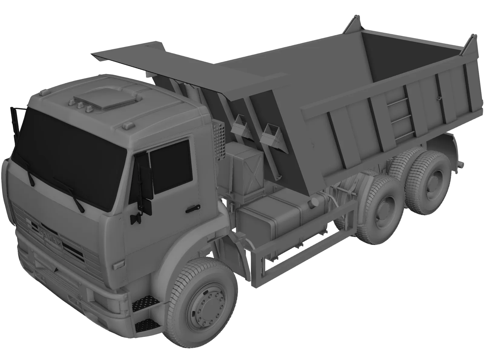 Kamaz 5240 3D Model main preview