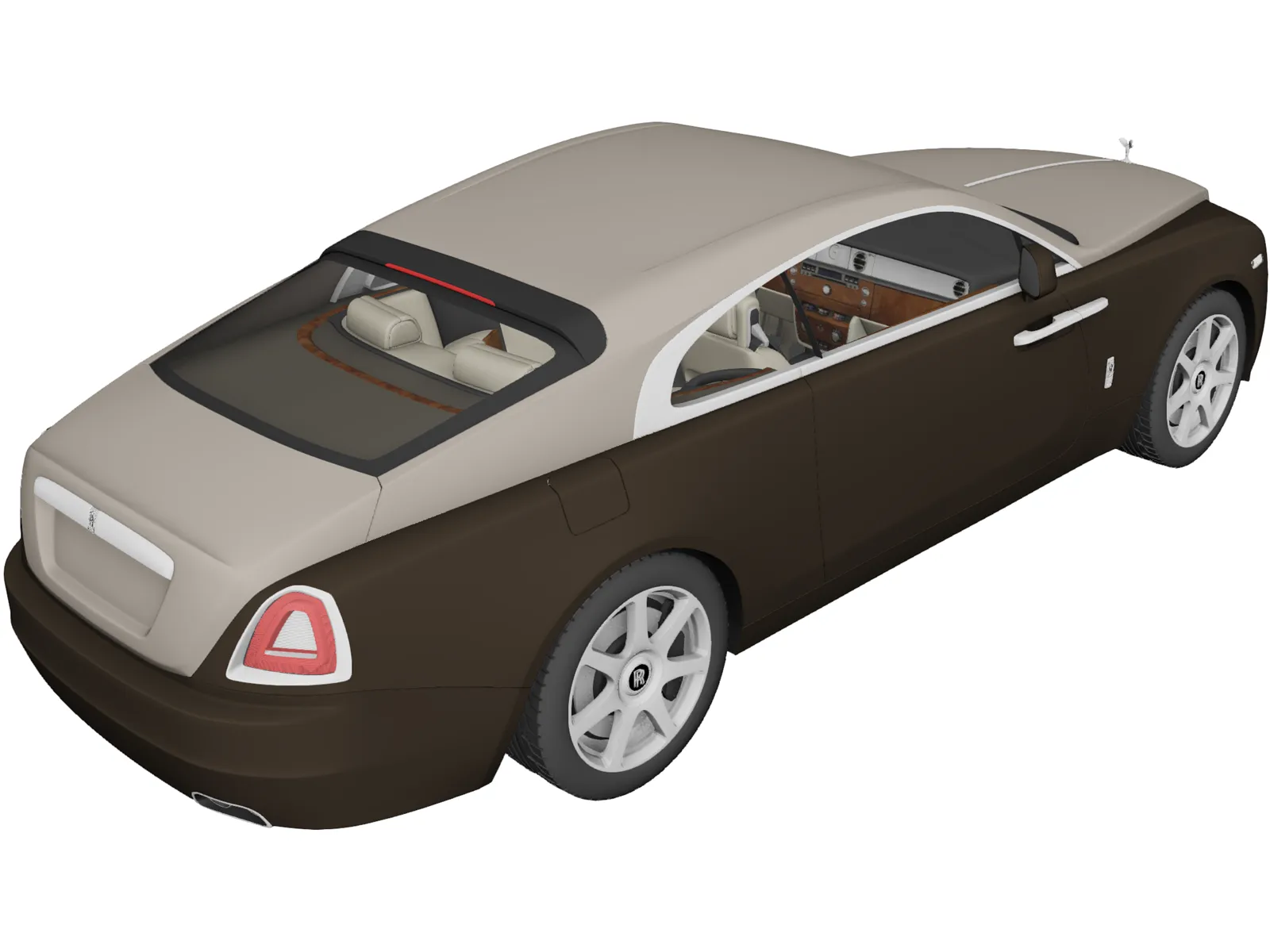 Rolls-Royce Wraith (2014) 3D Model main preview