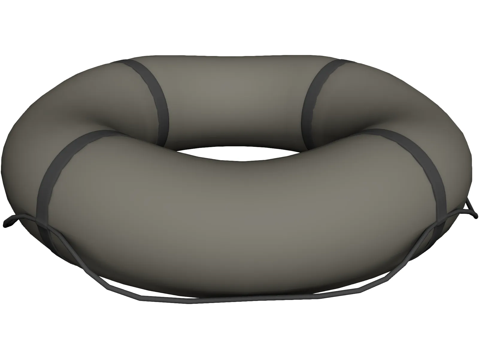 Lifebuoy 3D Model main preview