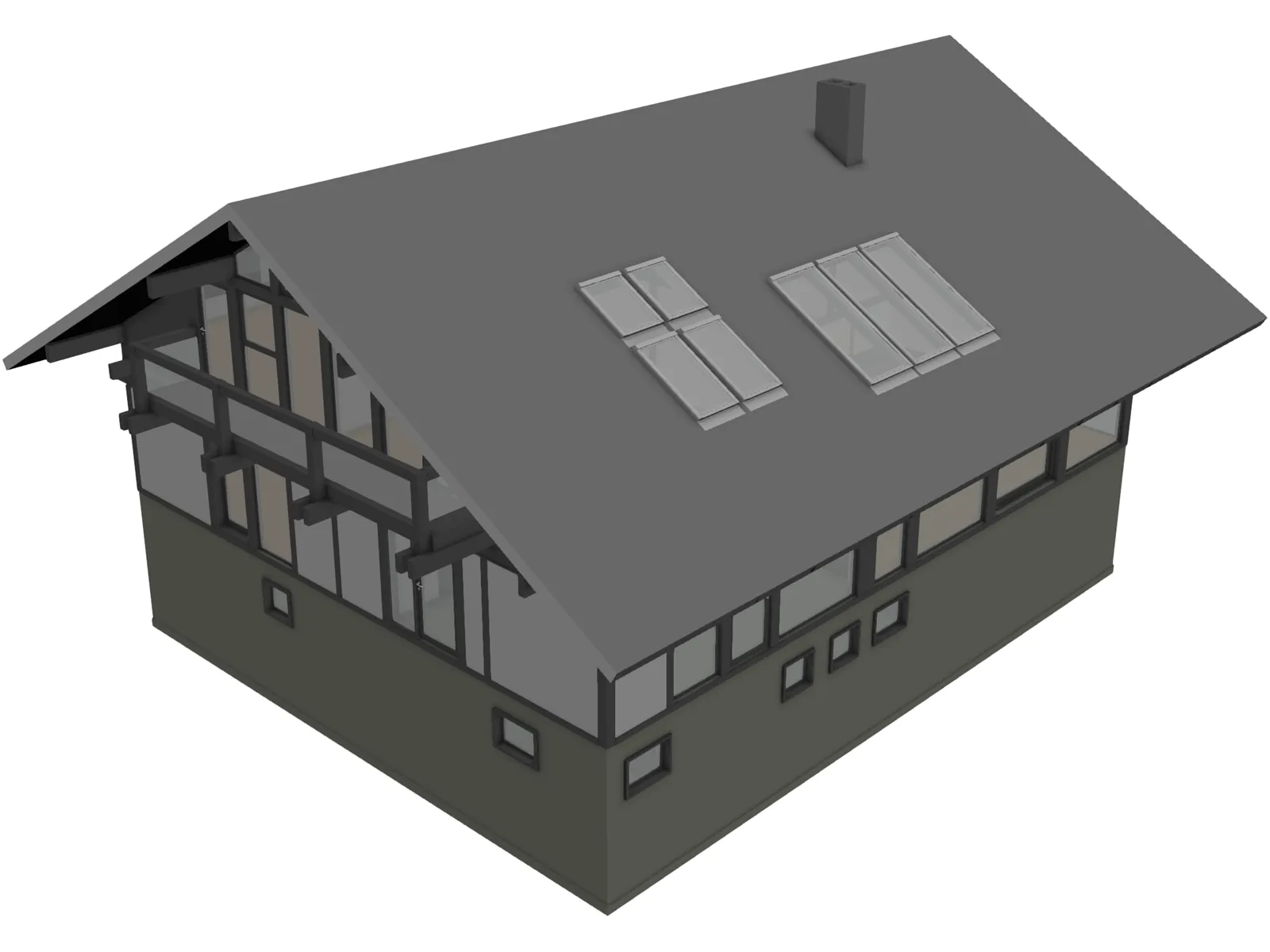Vacation Home 3D Model main preview