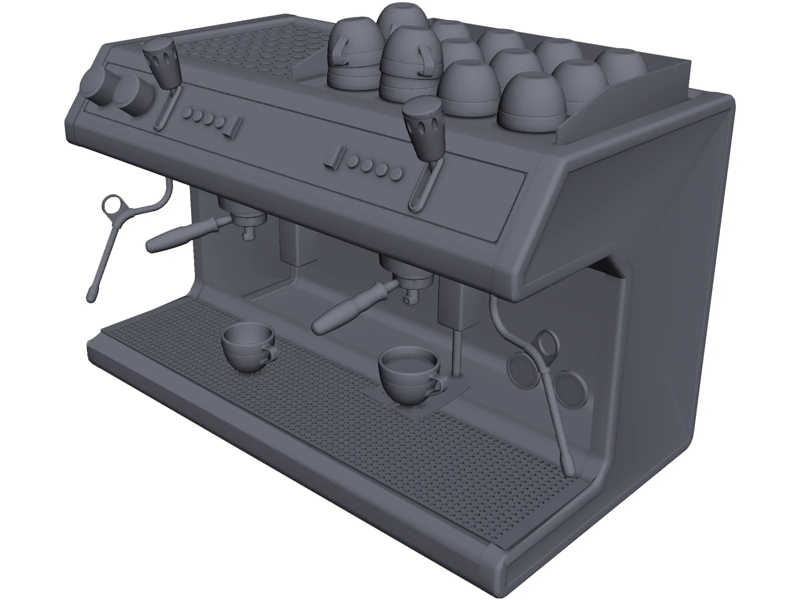 Coffee Machine 3D Model main preview