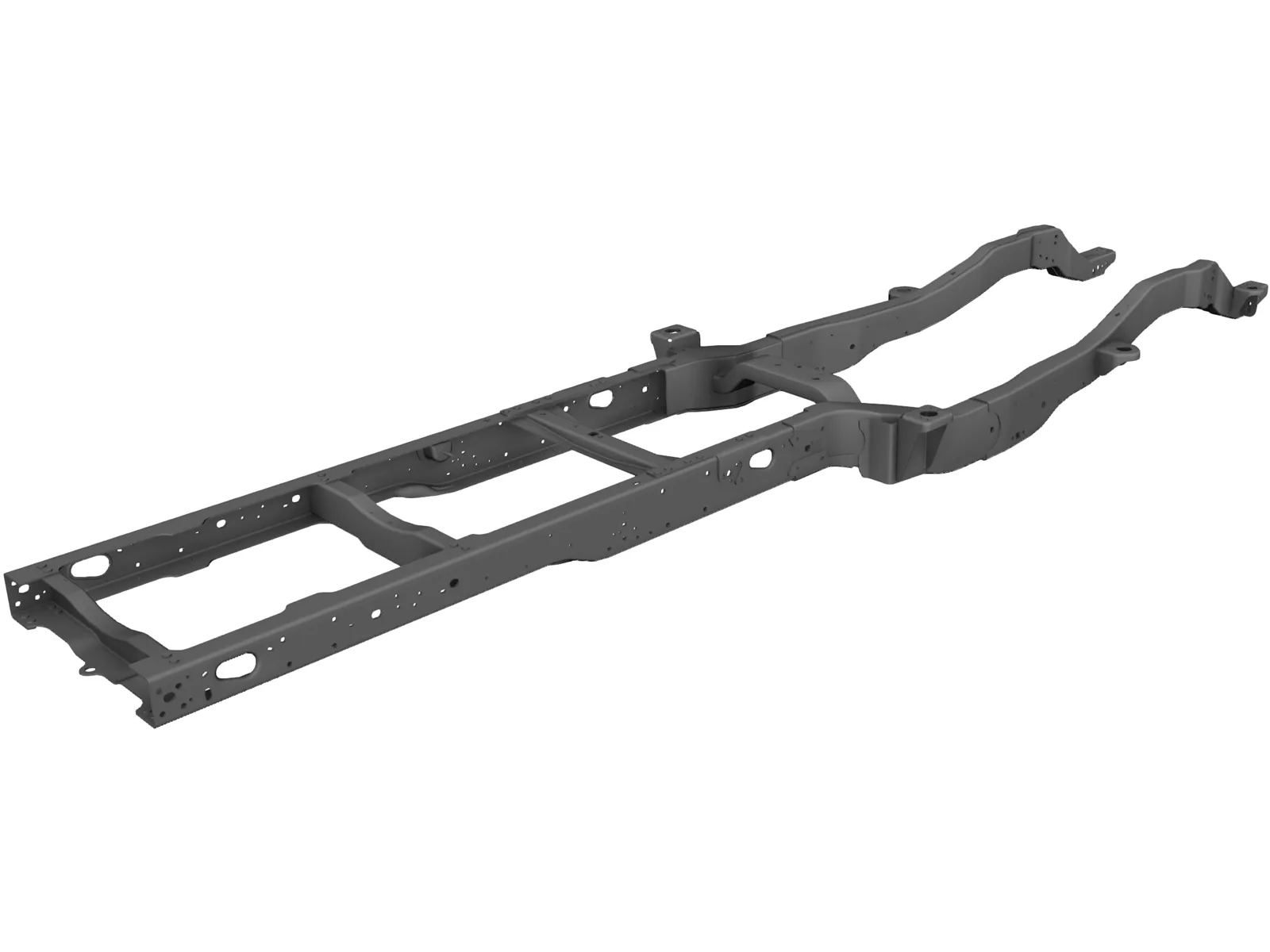 Ford F-550 Pickup Frame (2017) 3D Model main preview