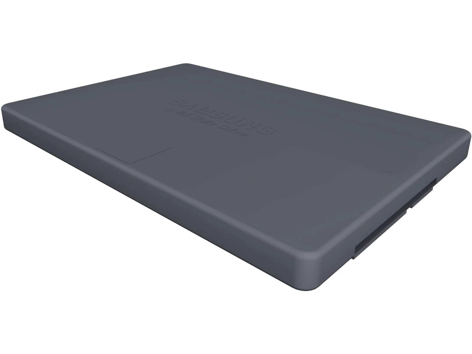 Samsung SSD 3D Model main preview