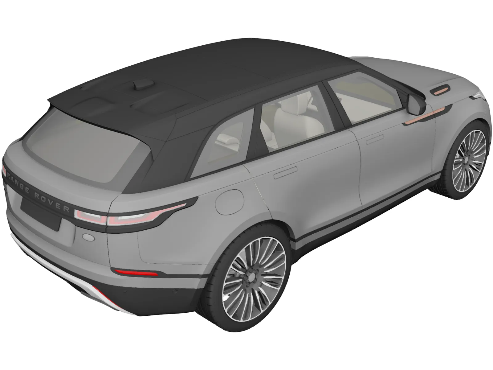 Range Rover Velar (2018) 3D Model main preview