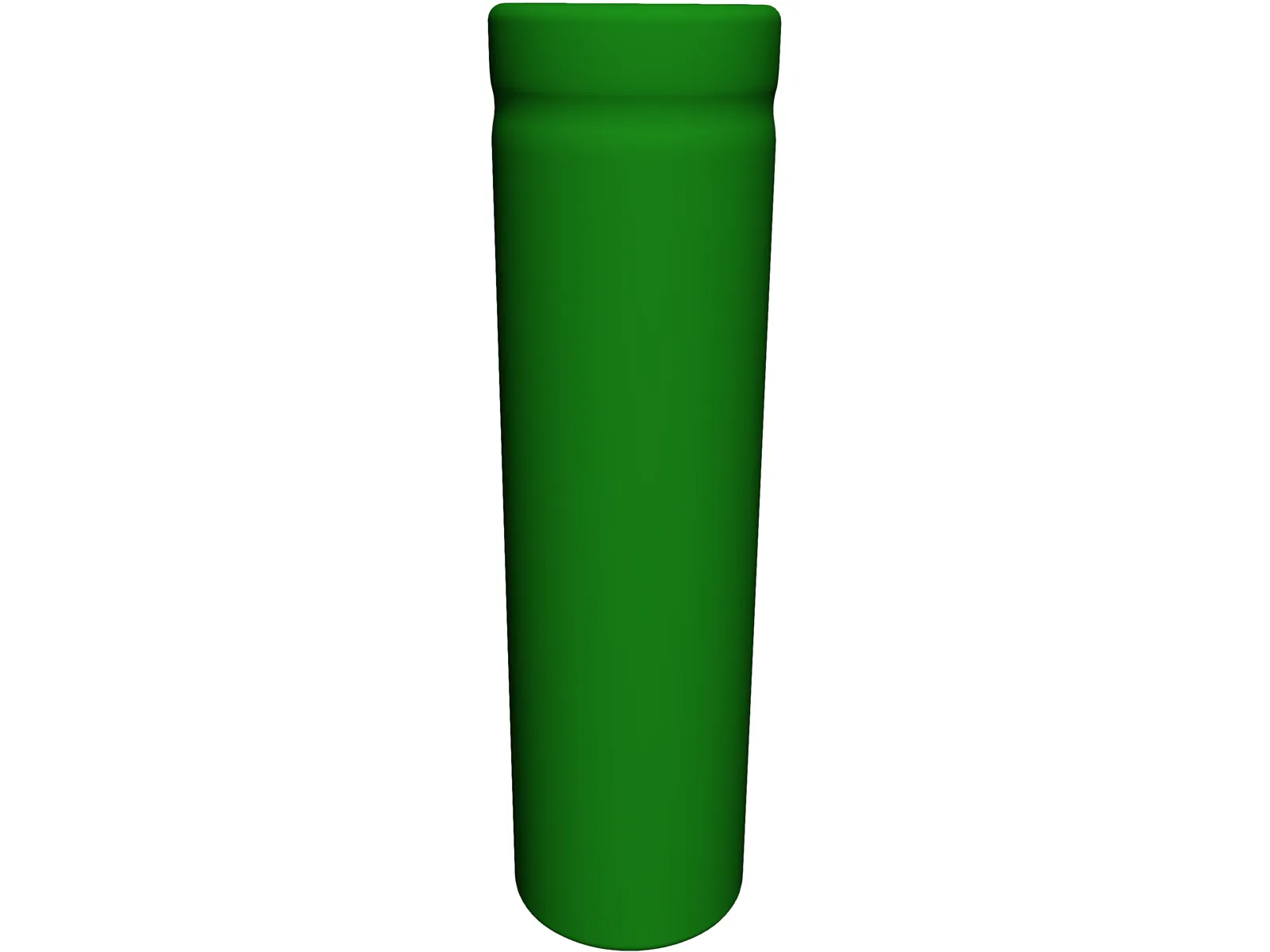 Lithium-Ion Battery 18650 3D Model main preview