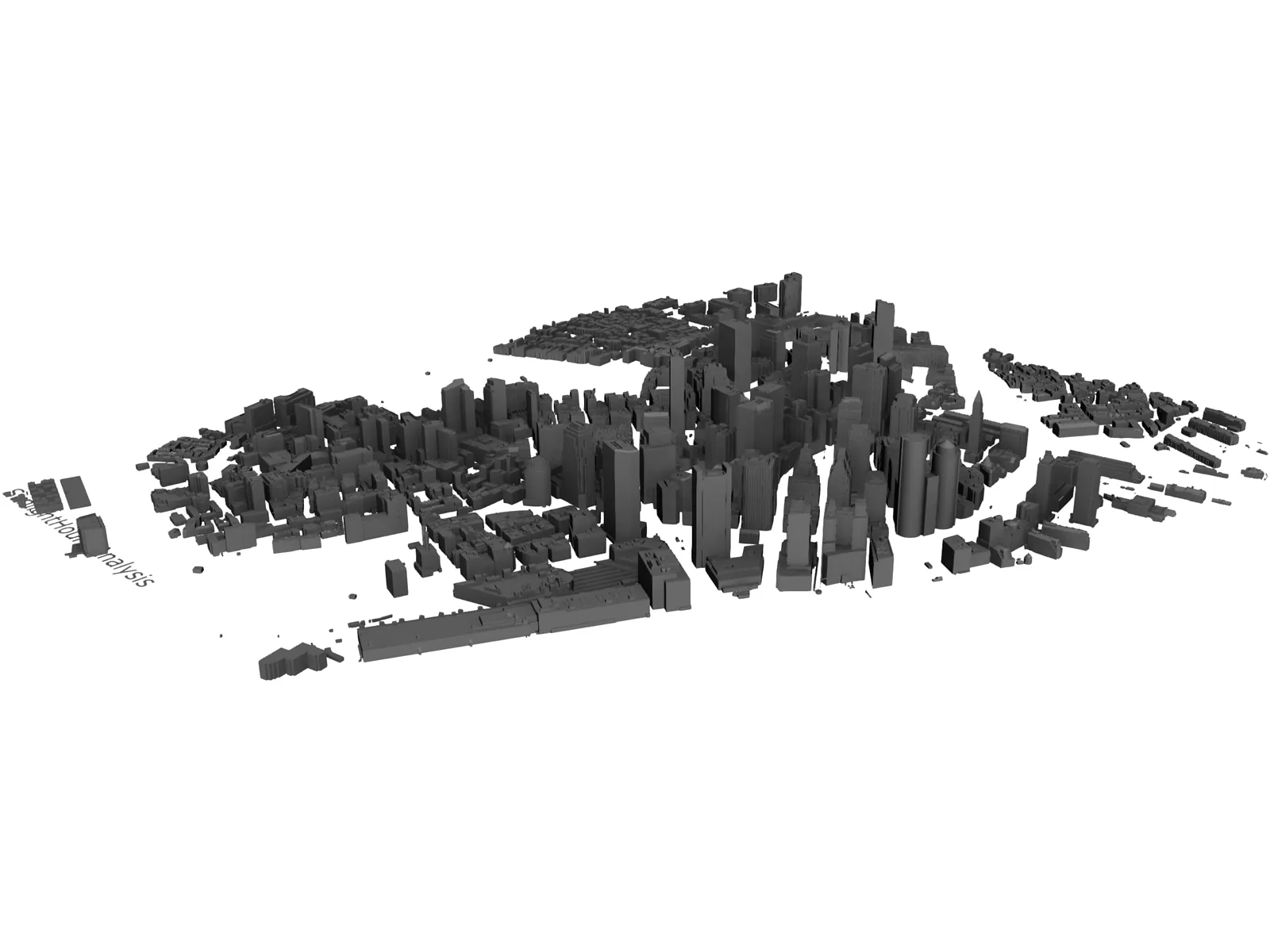 Boston City Hall 3D Model main preview