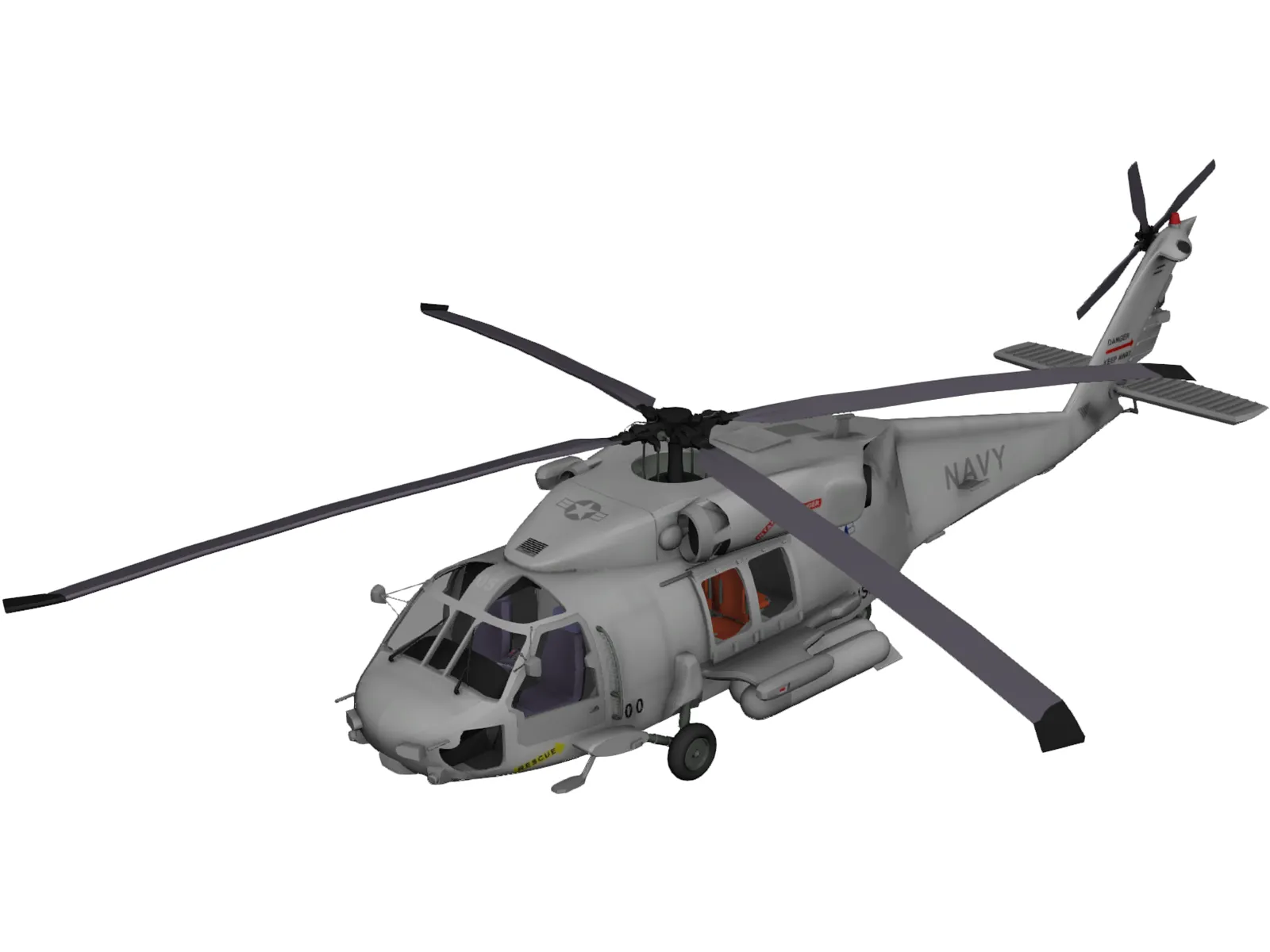 Sikorsky SH-60 Seahawk 3D Model main preview