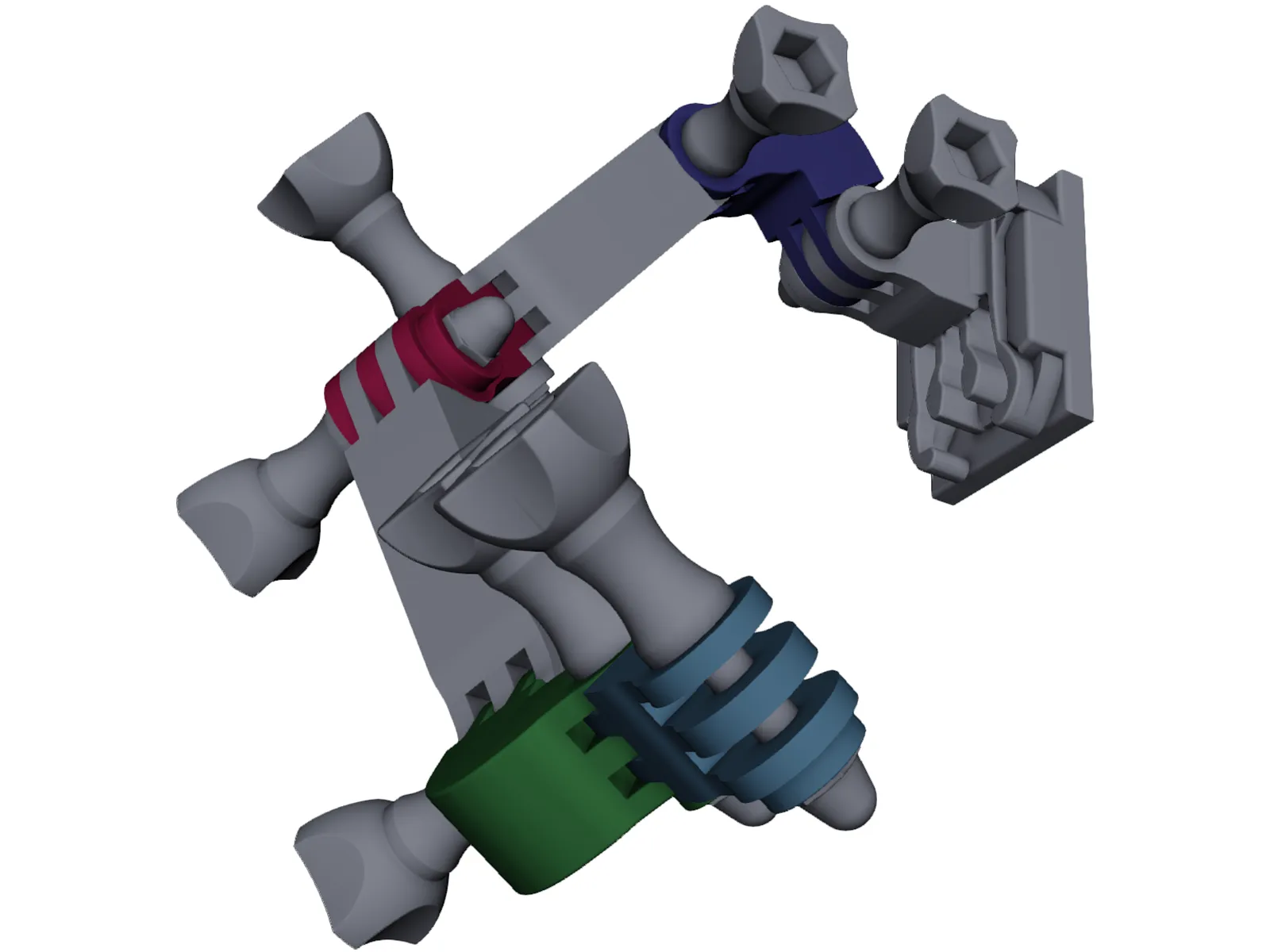 GoPro Connectors 3D Model main preview
