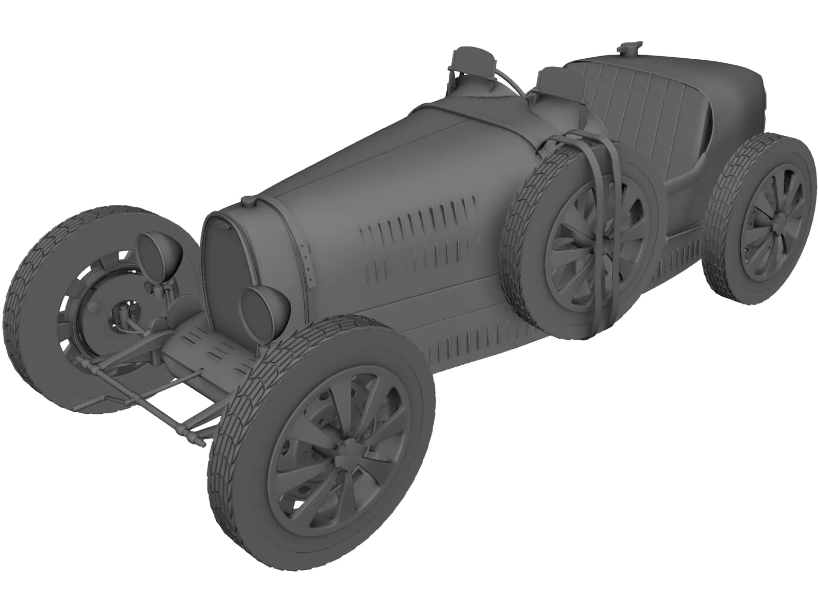 Bugatti Type 37B (1937) 3D Model main preview
