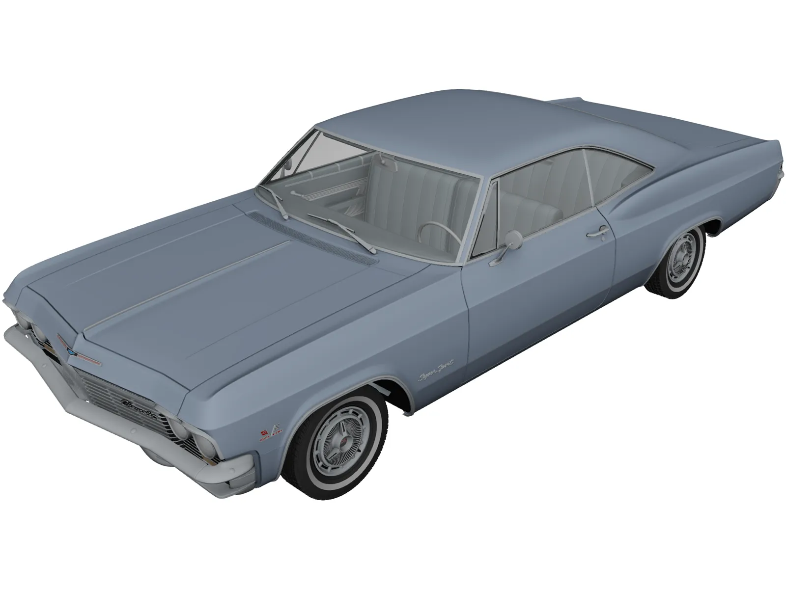 Chevrolet Impala (1965) 3D Model main preview