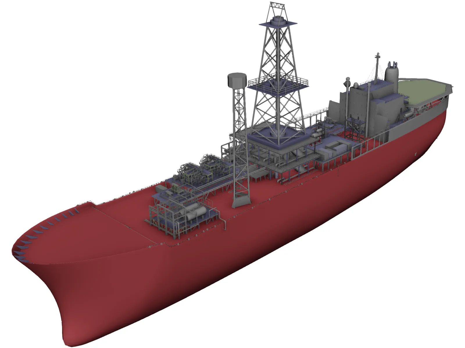 FPSO Noble Seillean 3D Model main preview