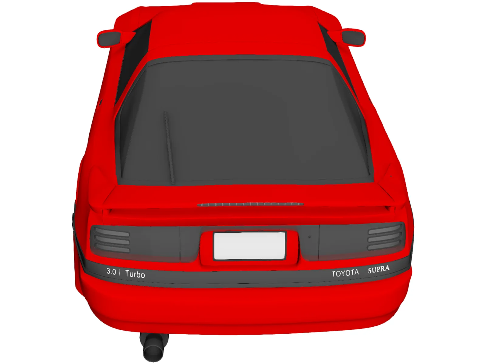 Toyota Supra 3.0i Turbo (1990) 3D Model main preview