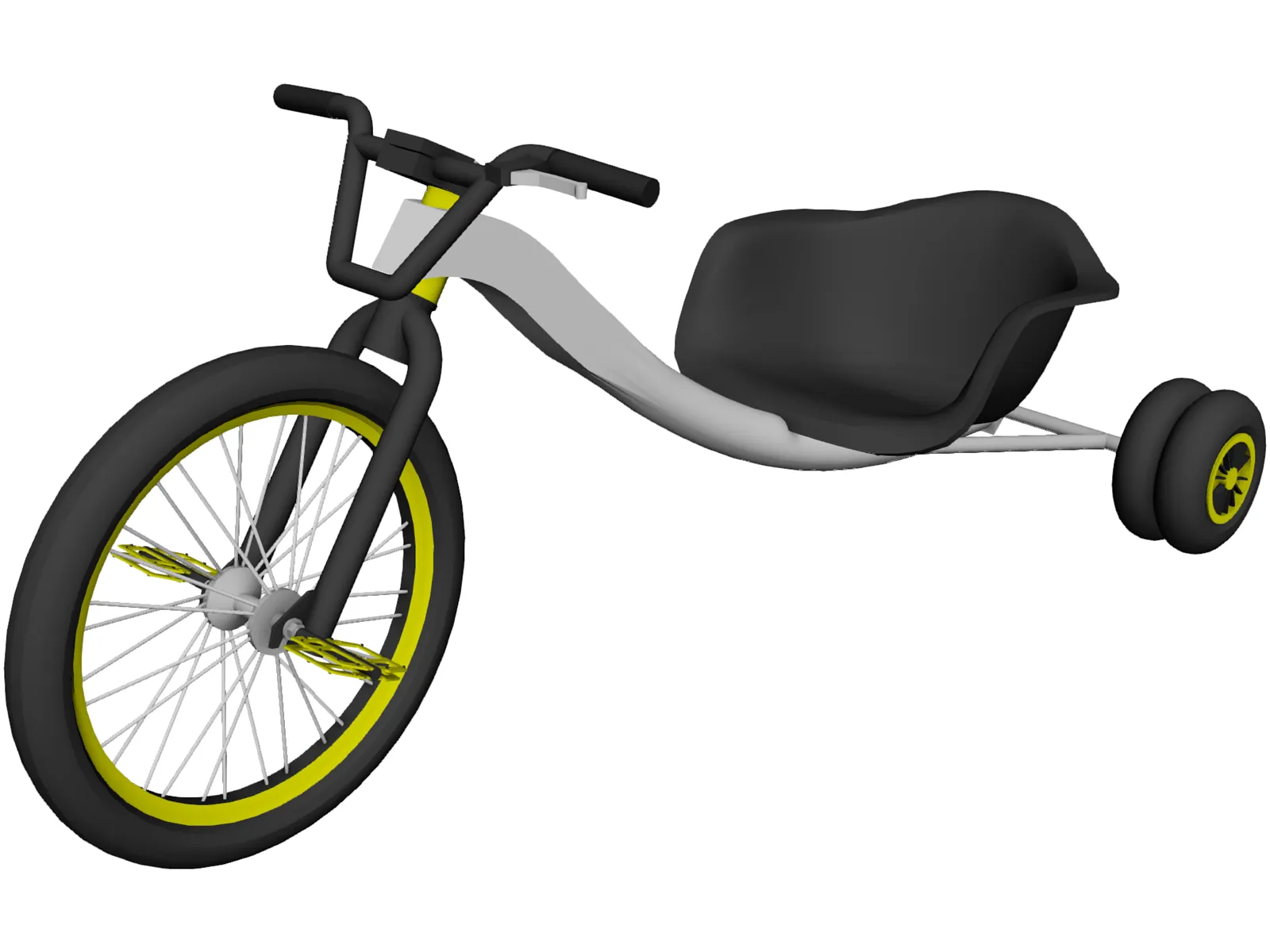 Drift Trike 3D Model main preview