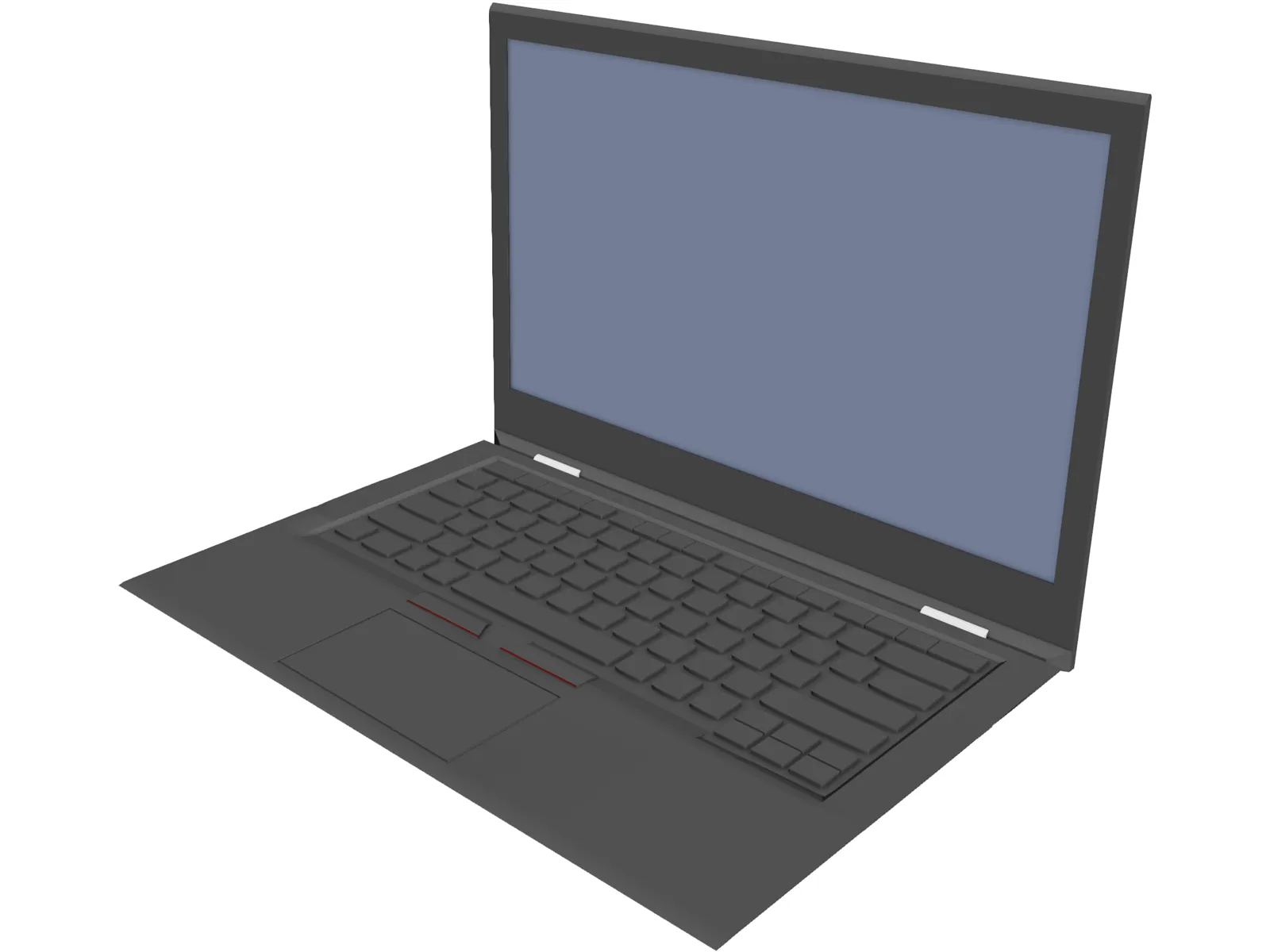 Lenovo Laptop 3D Model main preview