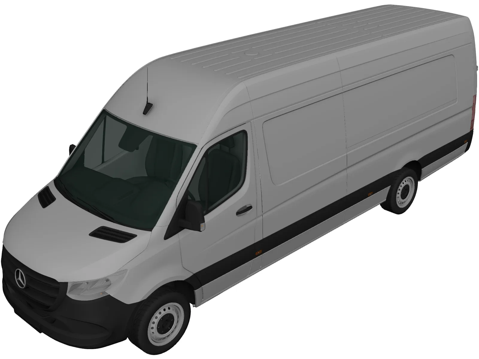 Mercedes-Benz Sprinter (2019) 3D Model main preview