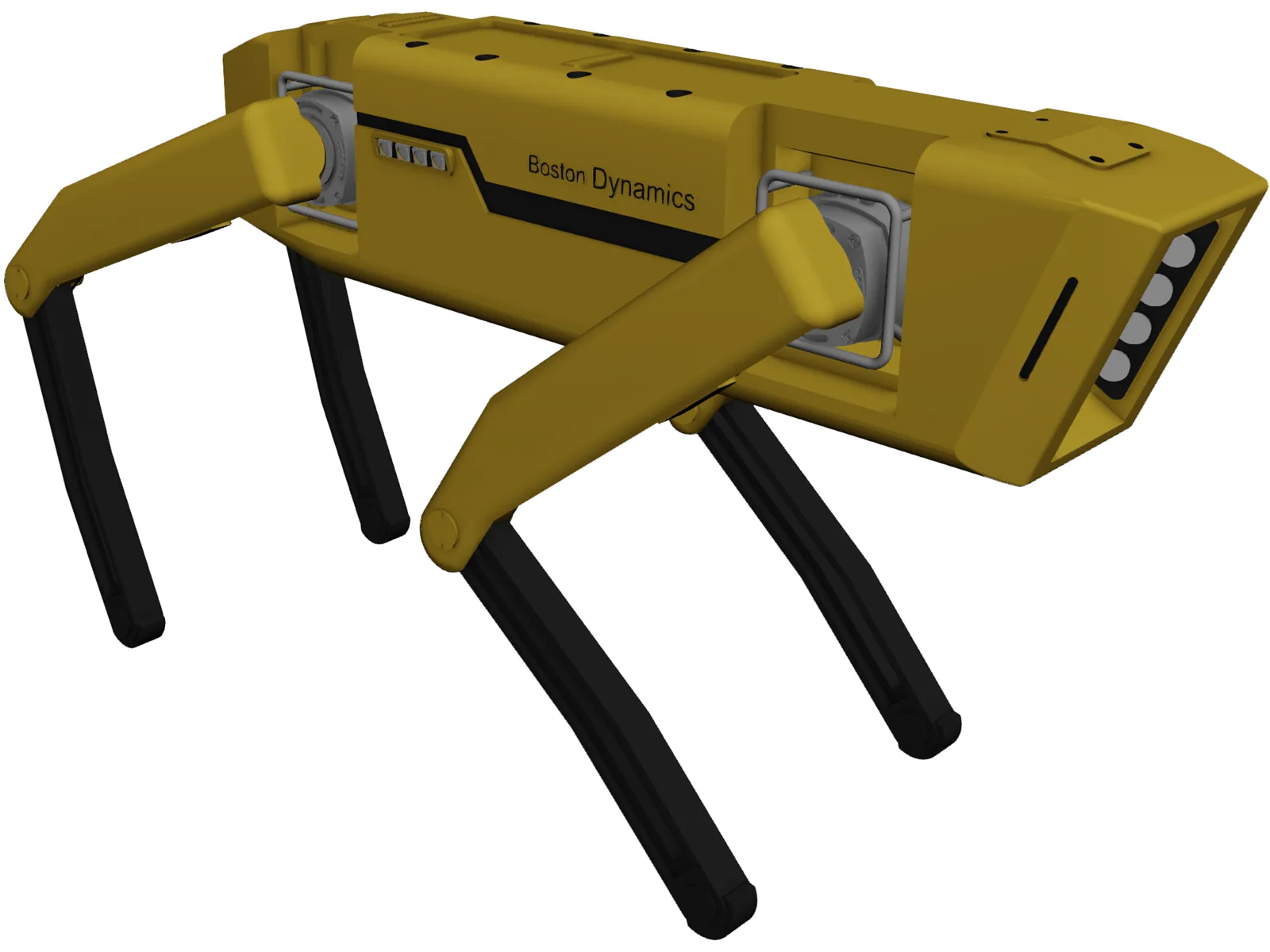 Boston Dynamics Spotmini 3D Model main preview