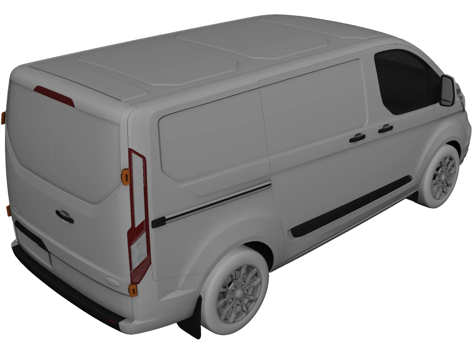 Ford Transit 3D Model main preview