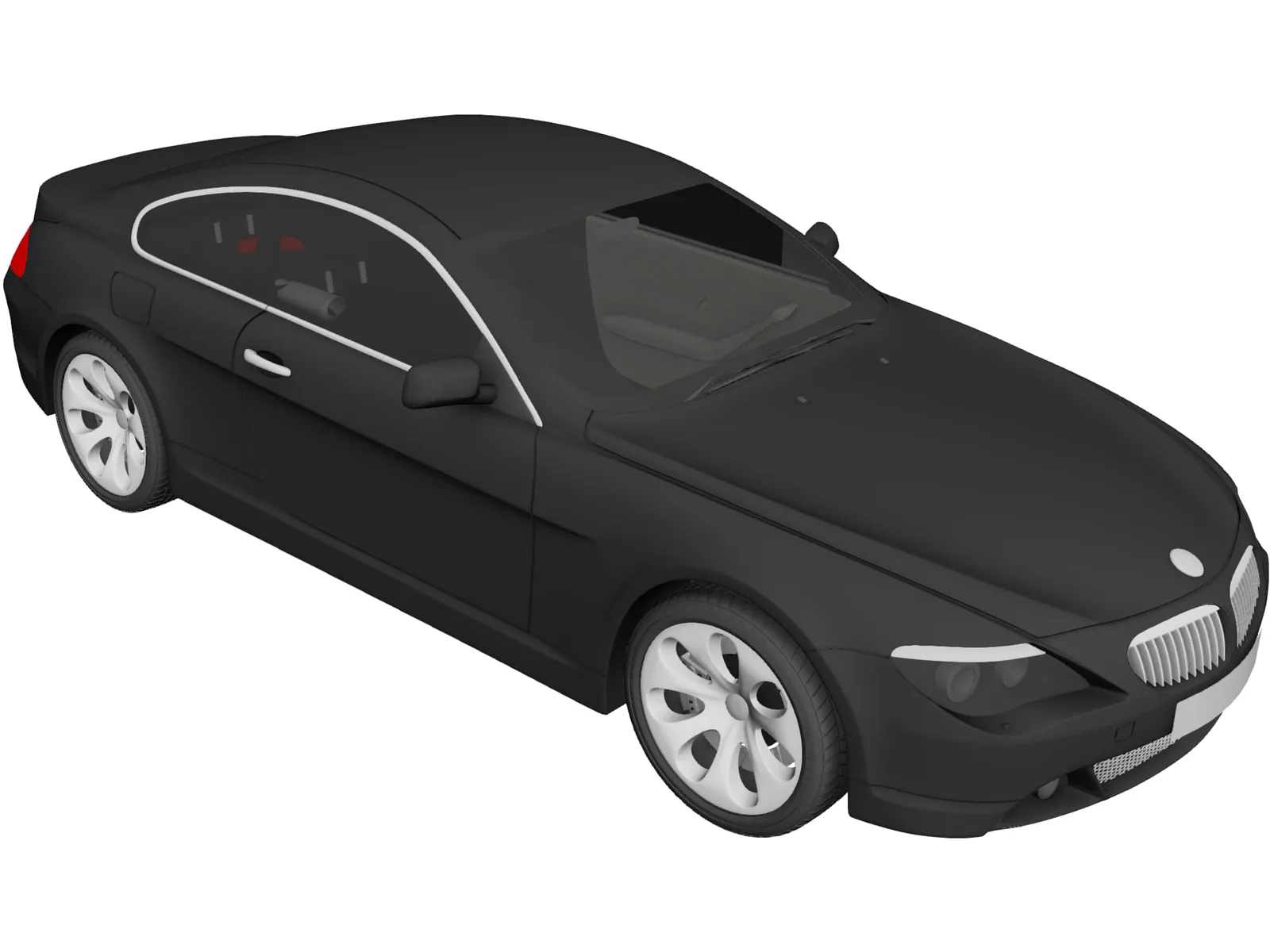 BMW 645Ci (2004) 3D Model main preview