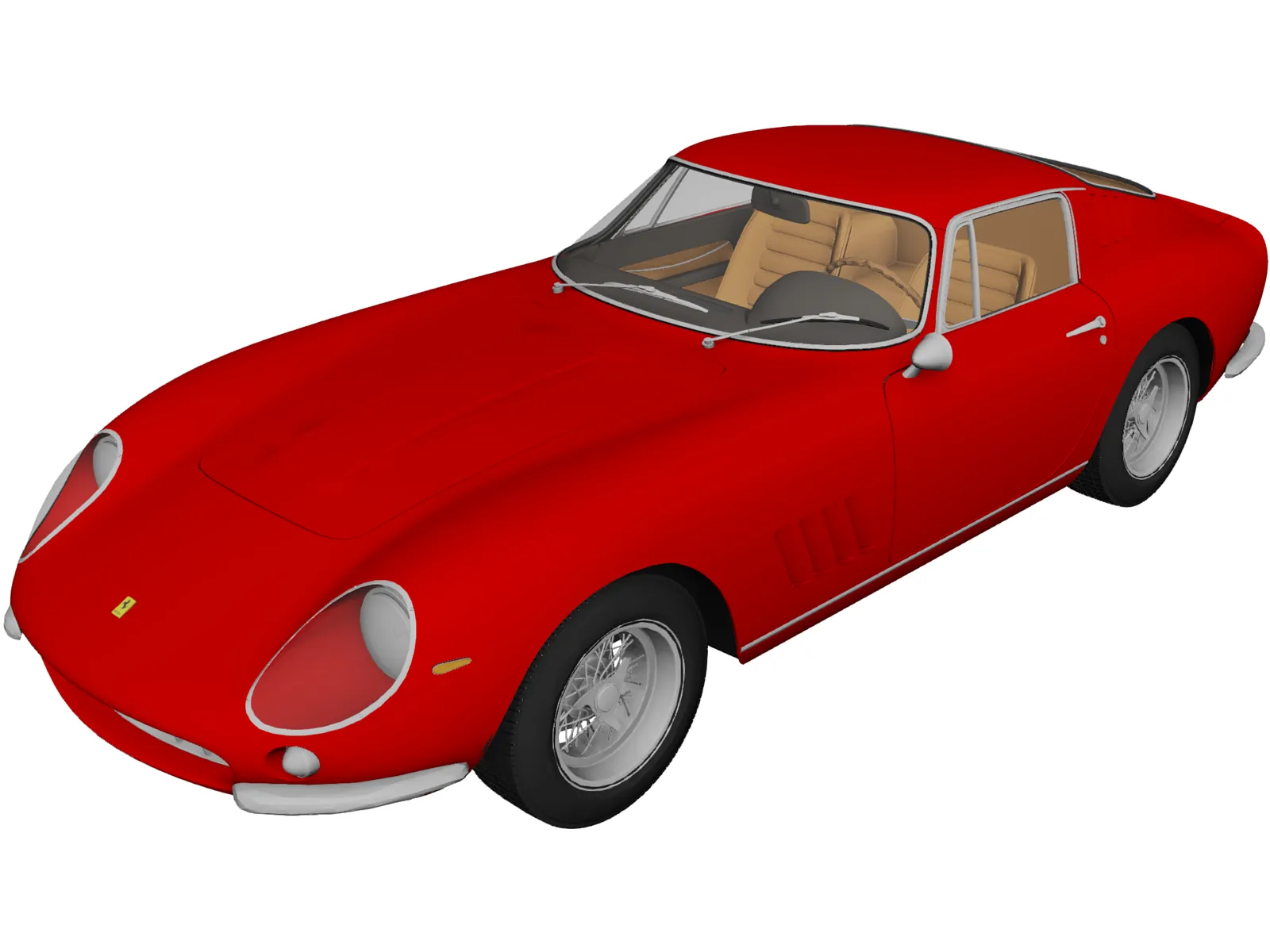 Ferrari 275 GTB (1964) 3D Model main preview