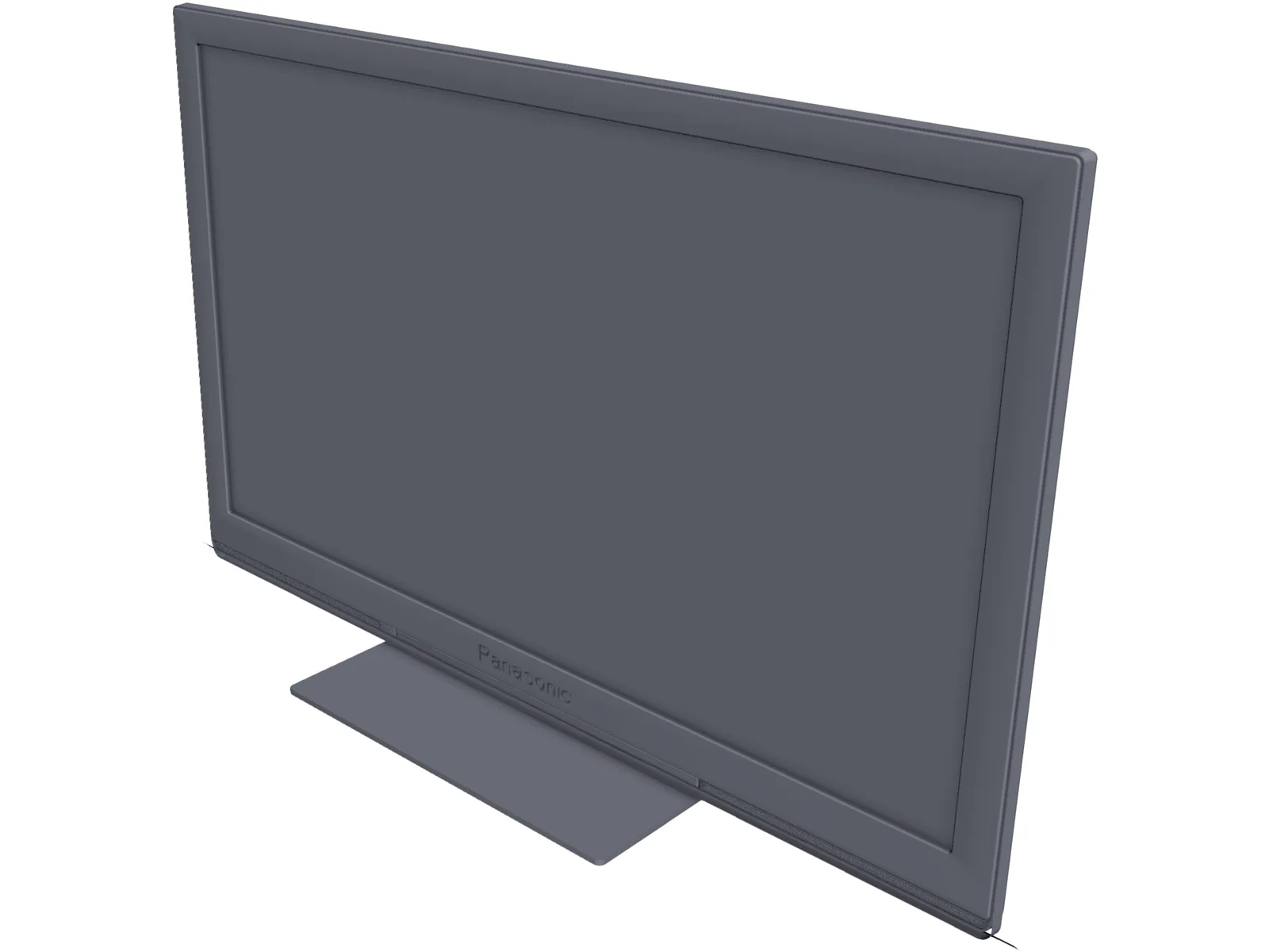 Panasonic TX-P46ST30B Plasma TV 3D Model main preview