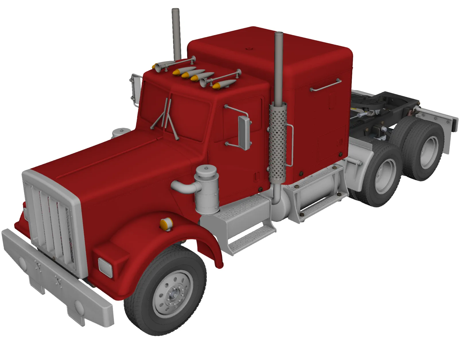 Tamiya King Hauler 3D Model main preview