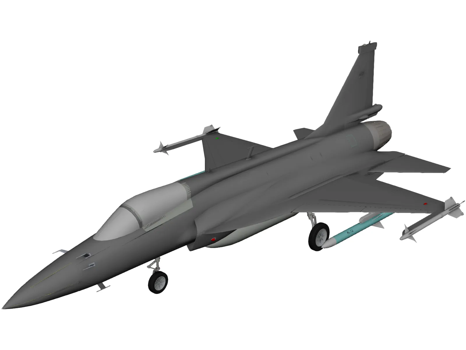 PAC JF-17 Thunder 3D Model main preview
