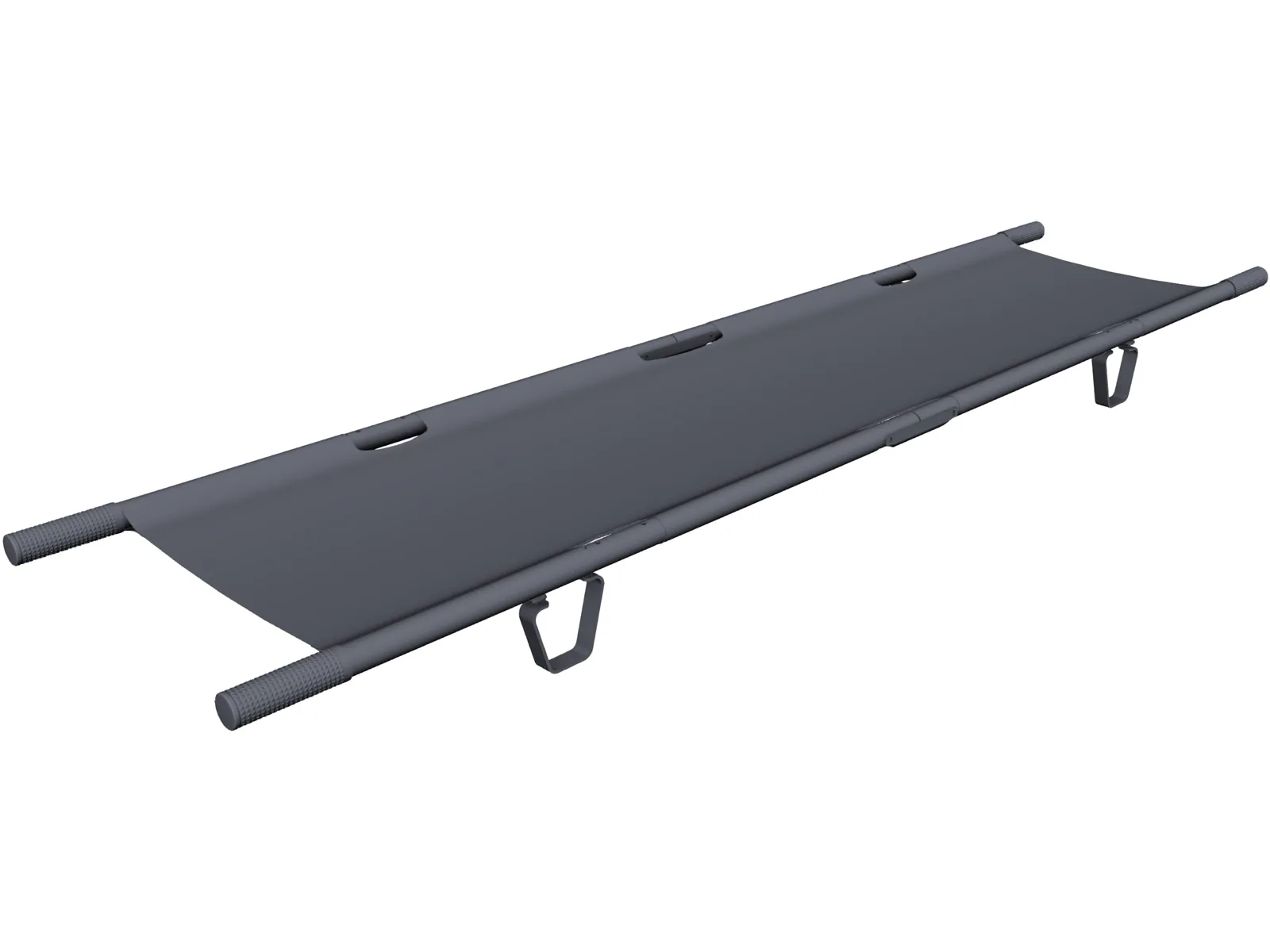 Ambulance Stretcher 3D Model main preview