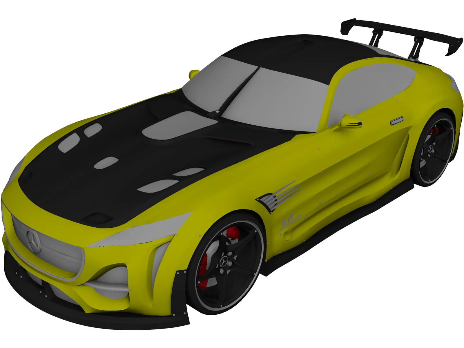 Mercedes AMG Concept 3D Model main preview