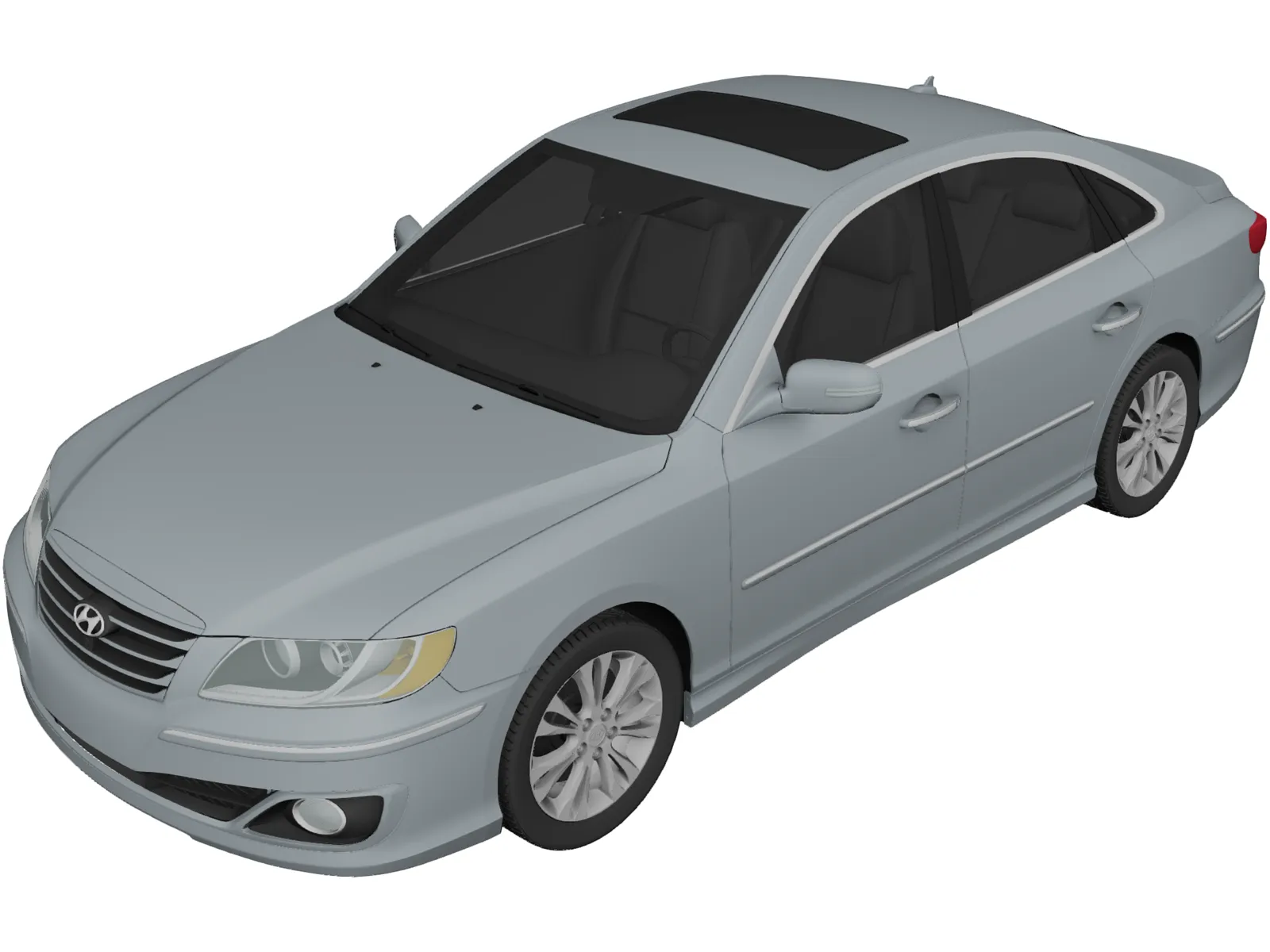 Hyundai Azera Sedan (2011) 3D Model main preview