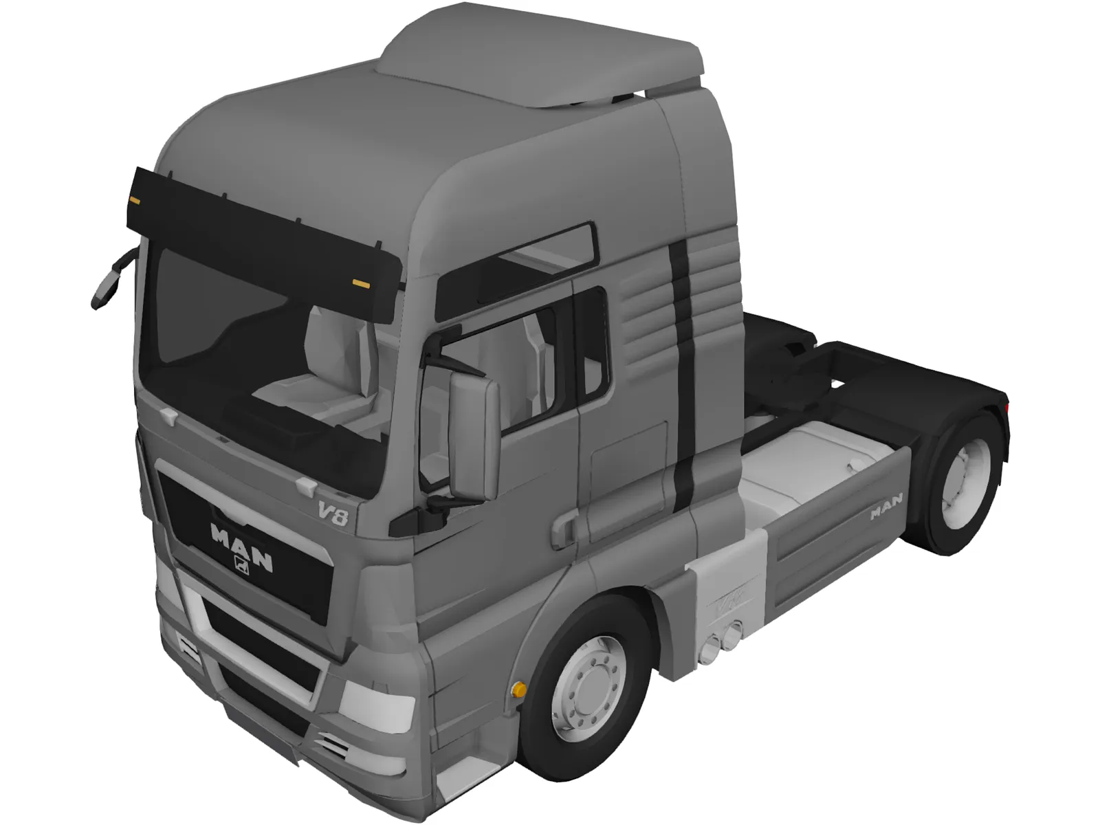 MAN LKW 3D Model main preview