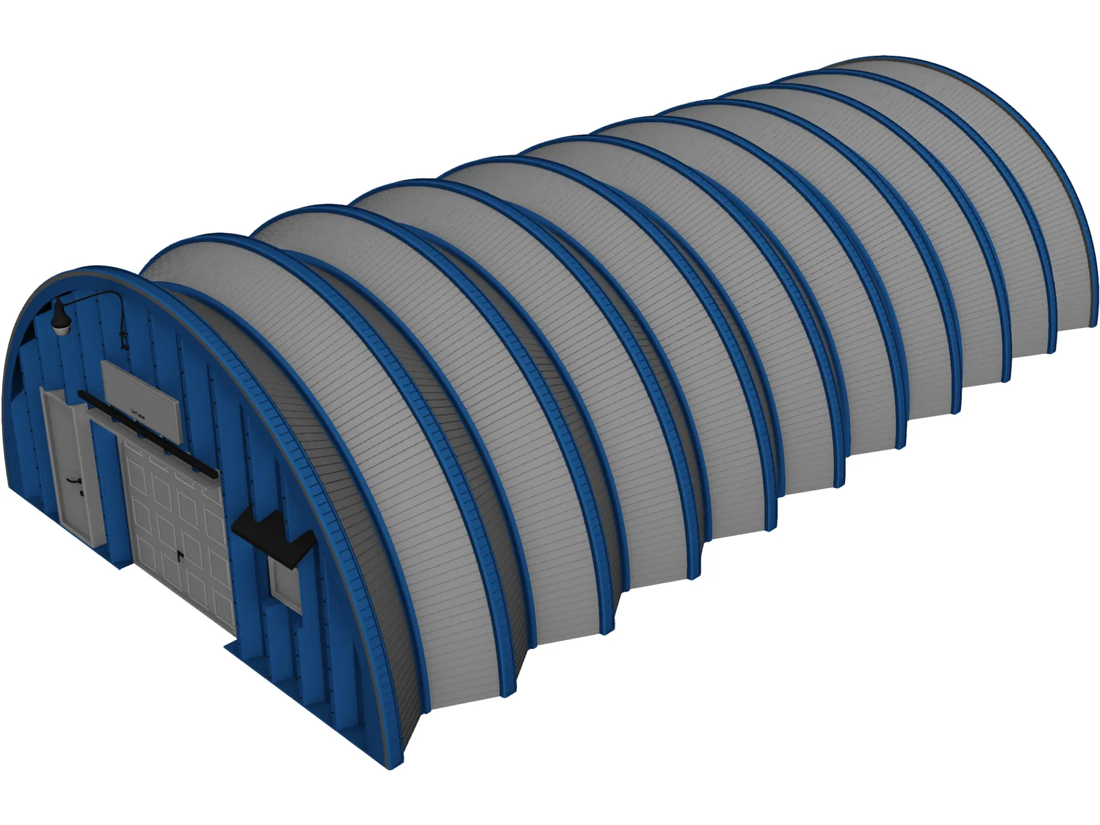 Hangar 3D Model main preview