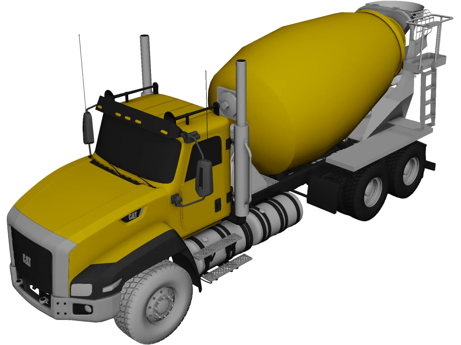 Caterpillar CT660 3D Model main preview