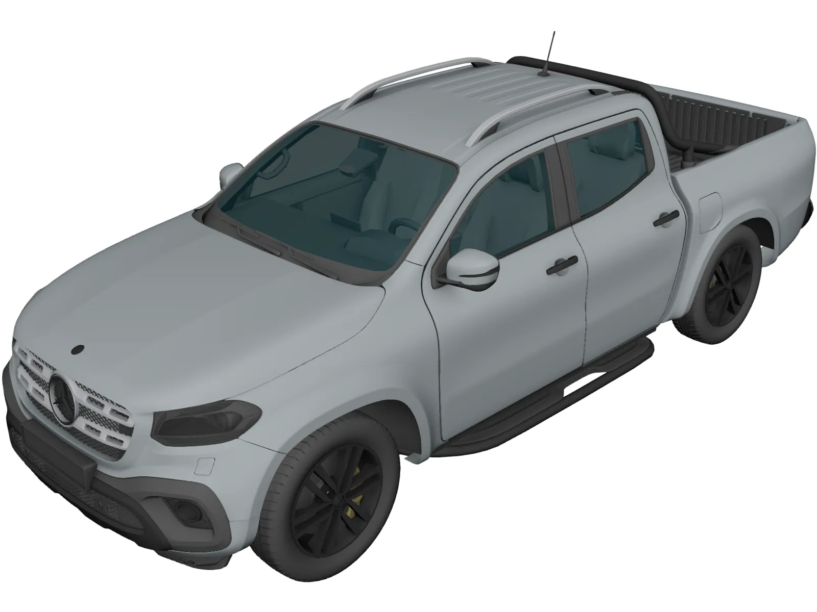 Mercedes-Benz X-Class (2018) 3D Model main preview