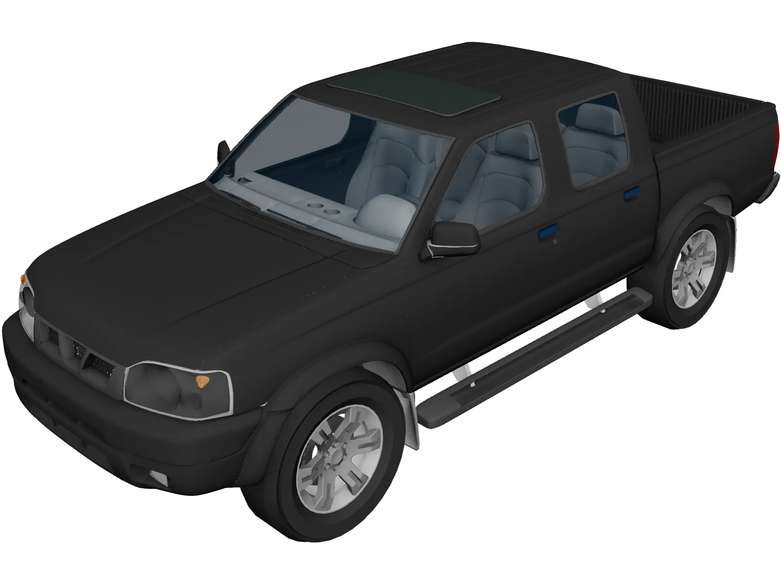 Nissan Frontier Crew Cab 3D Model main preview