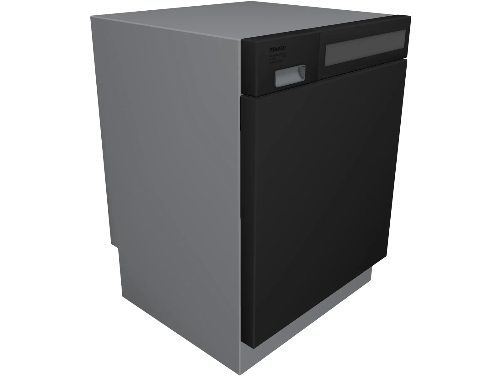 Miele Washing Mashine 3D Model main preview