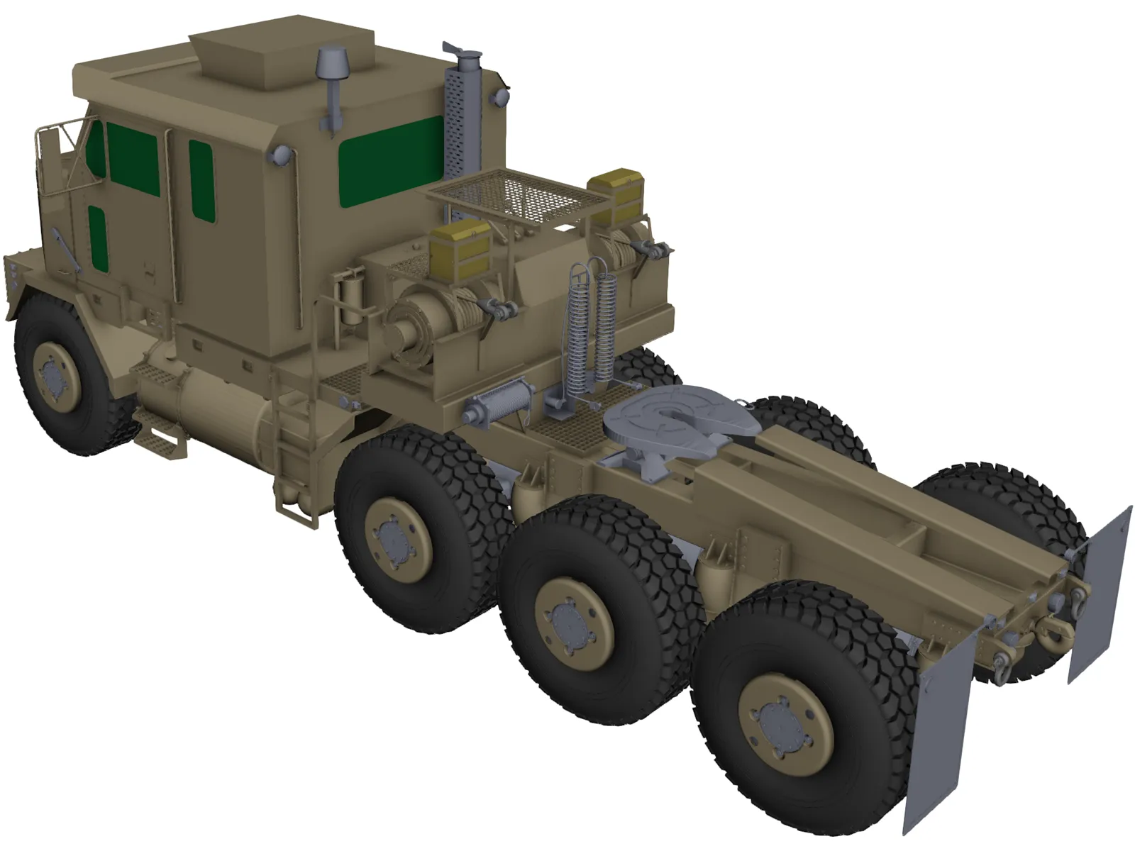 M1070 Motrice Oshkosh 3D Model main preview
